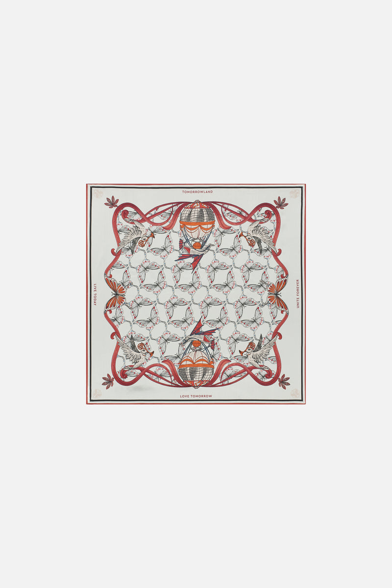 BUTTERFLY HEAD SCARF