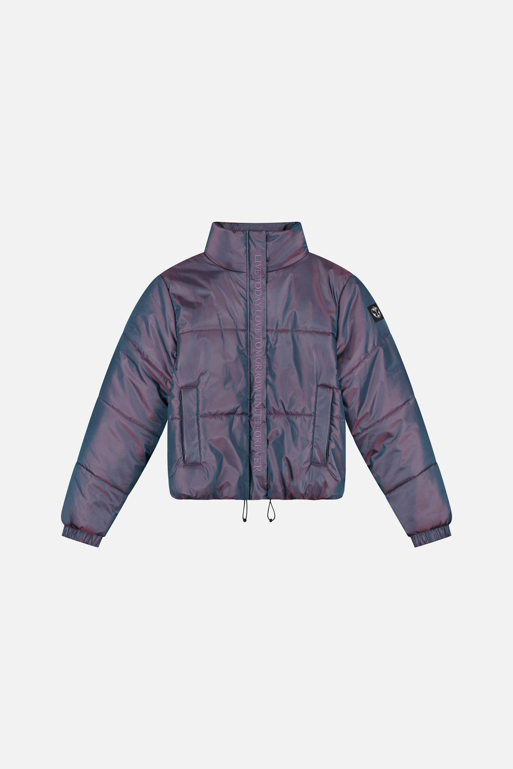 IRIDESCENT PUFFER JACKET WOMEN