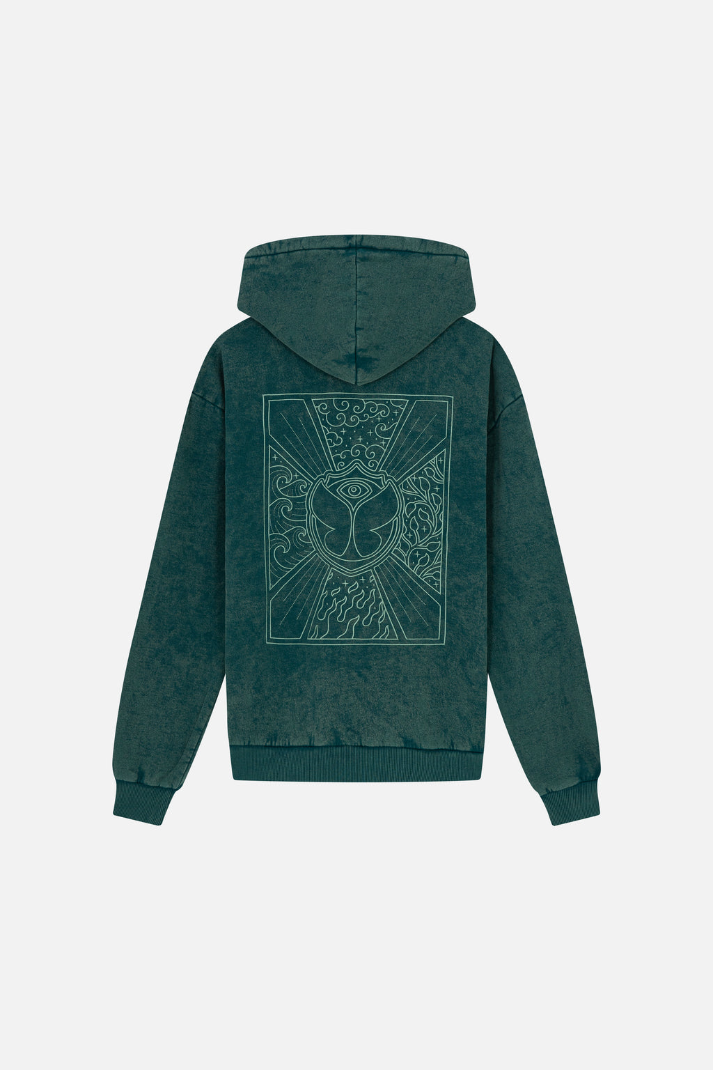 WASHED UNITY FLAG HOODIE