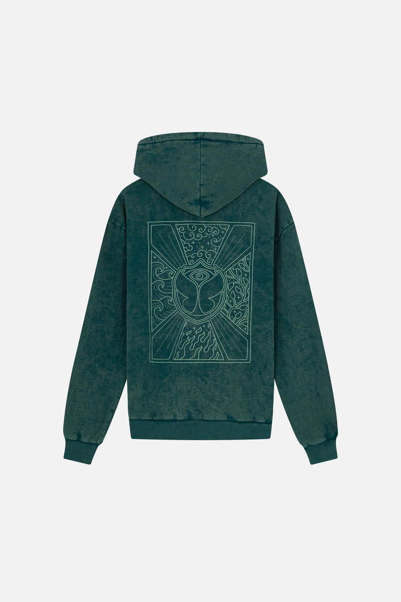 WASHED UNITY FLAG HOODIE