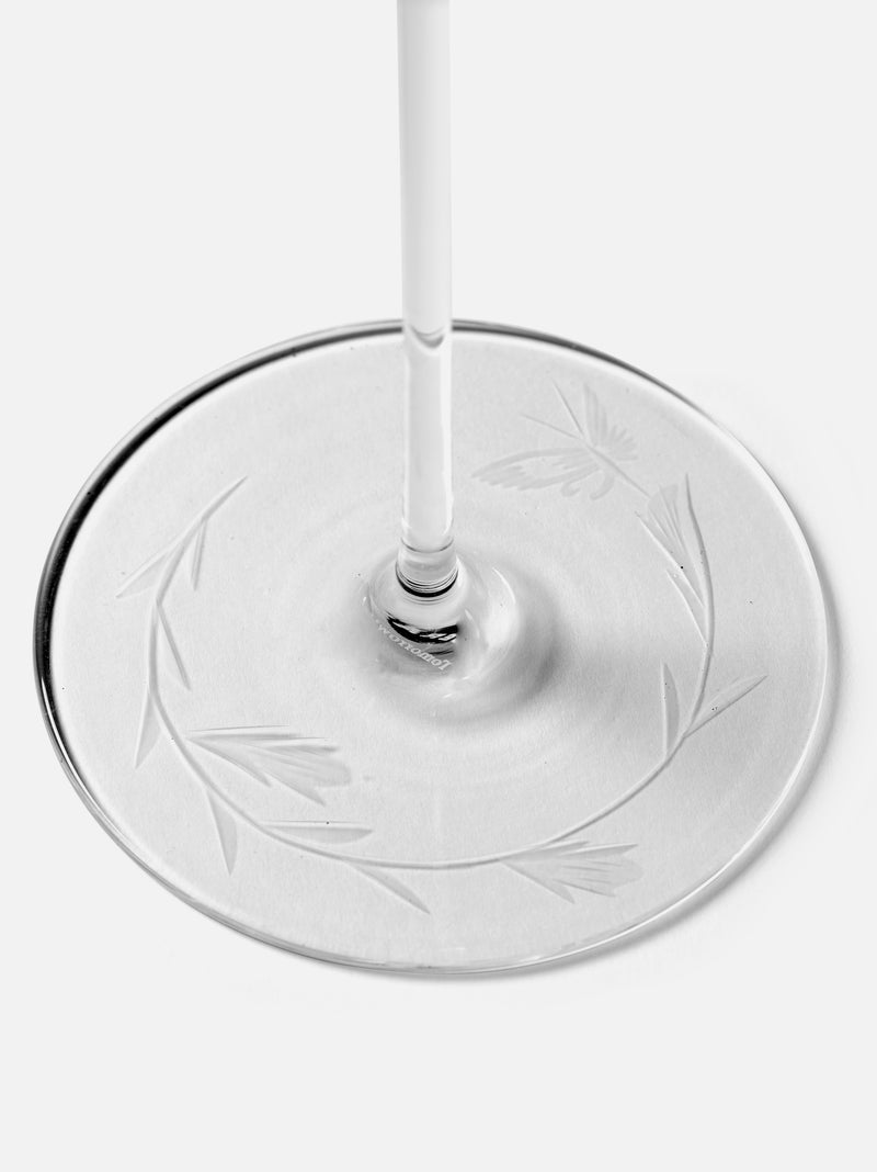 SERAX RED WINE GLASS DRAGONFLY