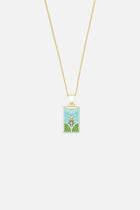 BEETLE PENDANT NECKLACE