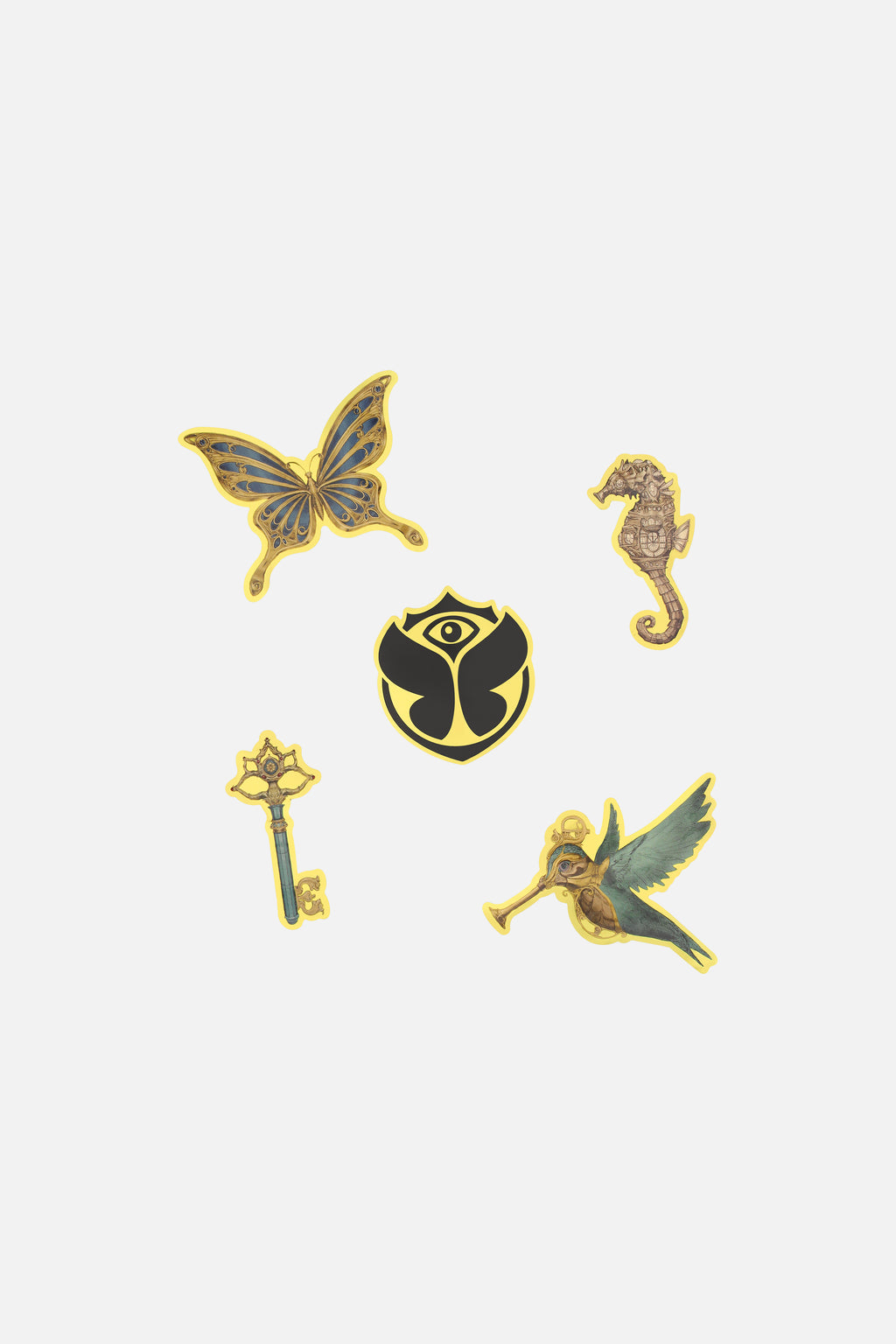 LIBRARY STICKER SET 5PCS