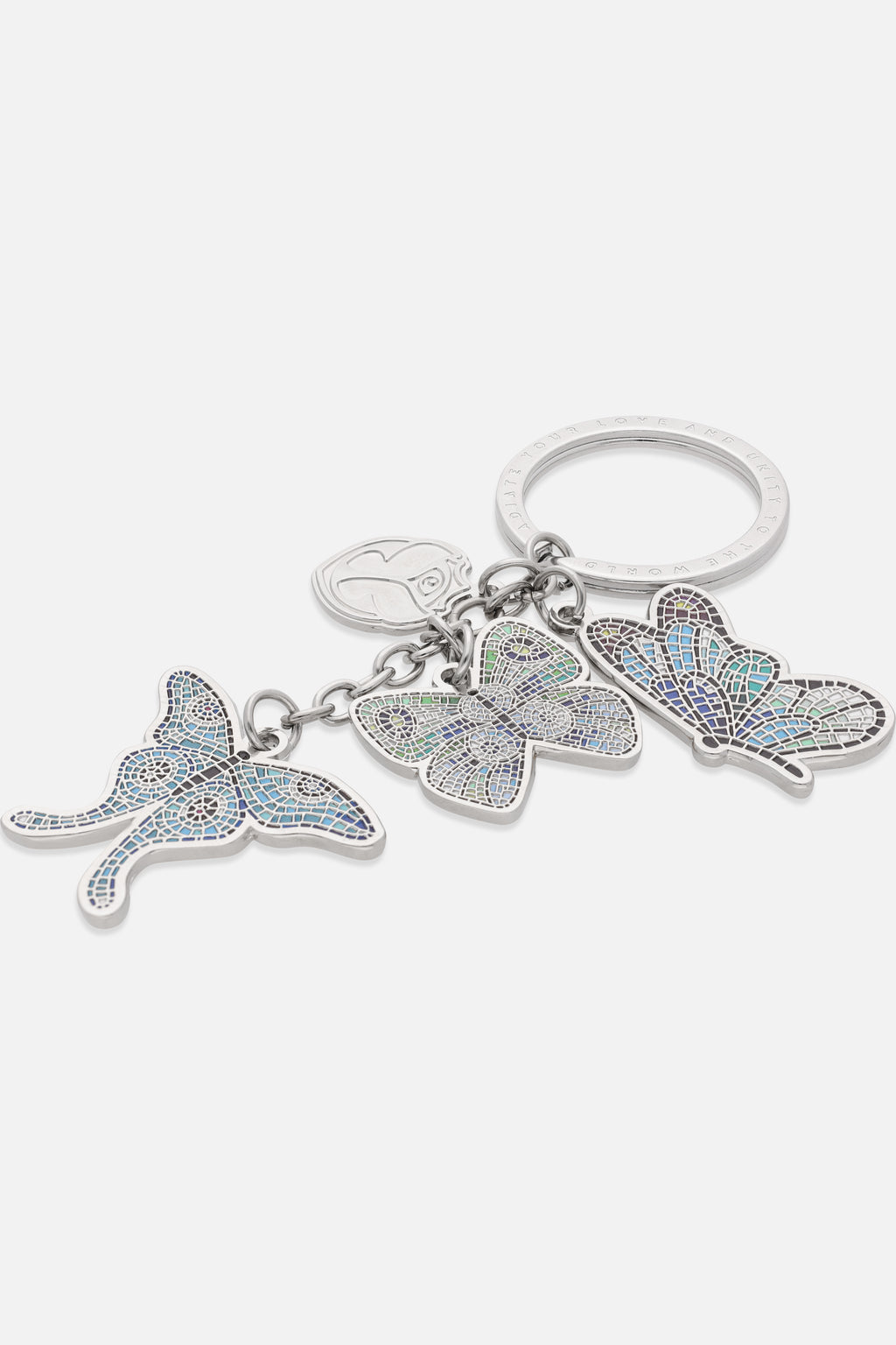 STAIRWAY BUTTERFLY KEYCHAIN