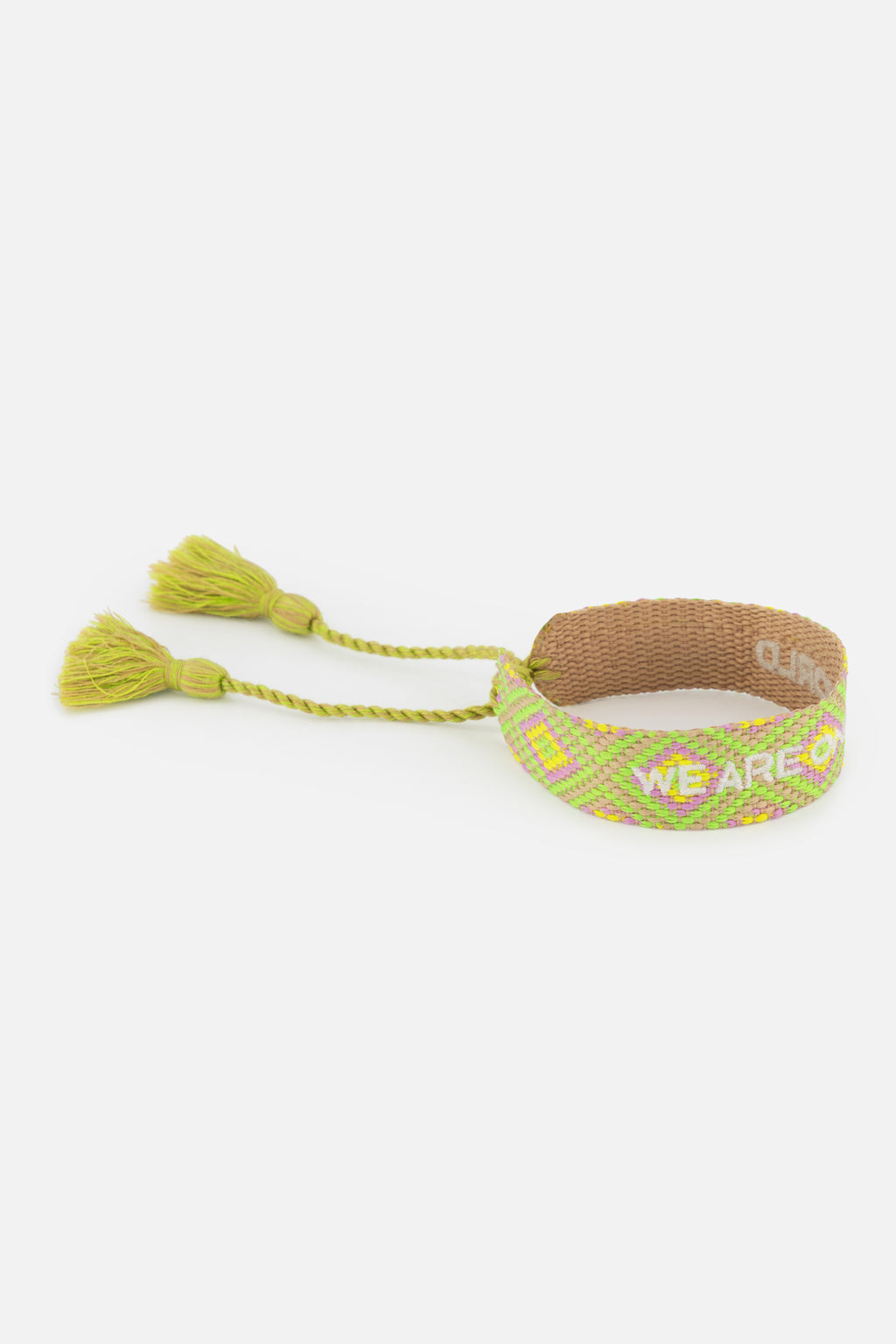 TML by Tomorrowland We Are One World Woven Bracelet Multicolor Side