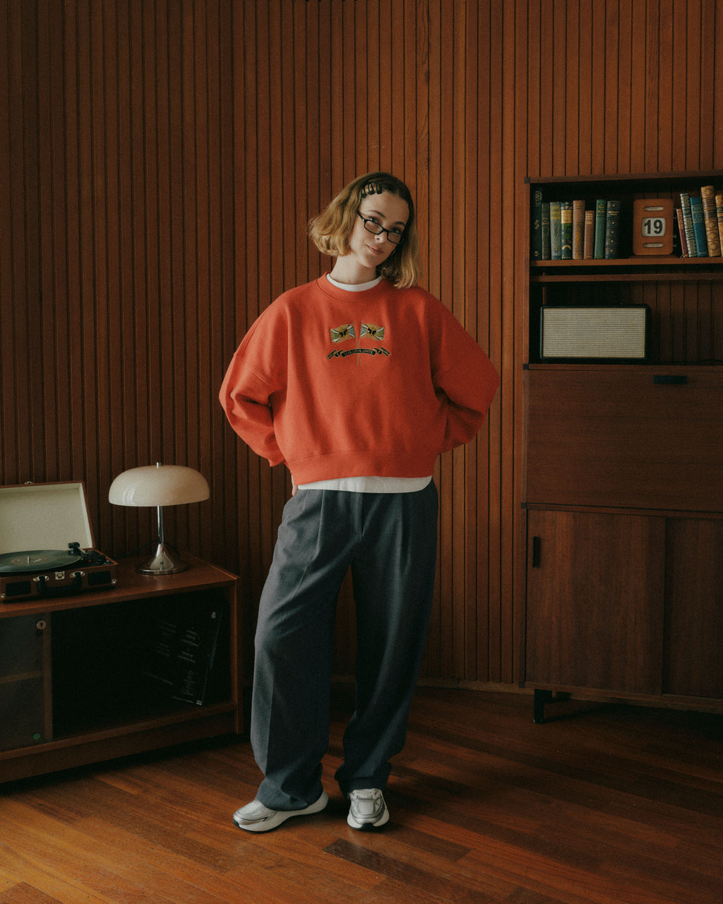 Twin Flag Sweatshirt Women