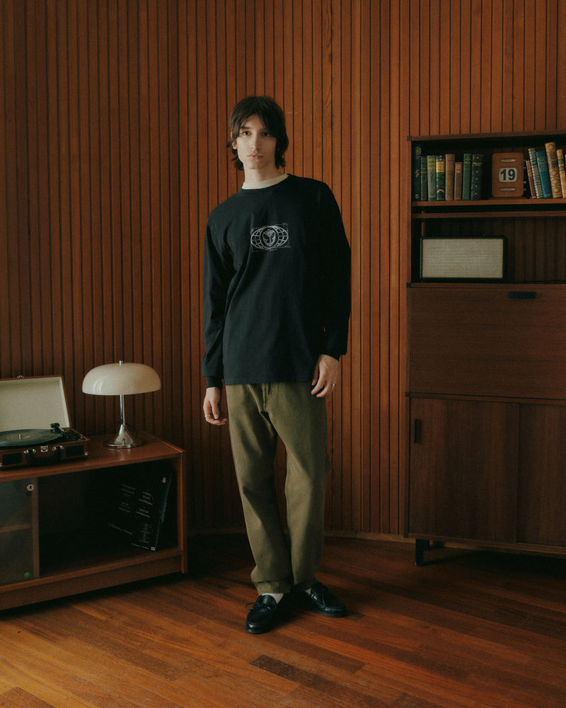 Sketch Globe Longsleeve