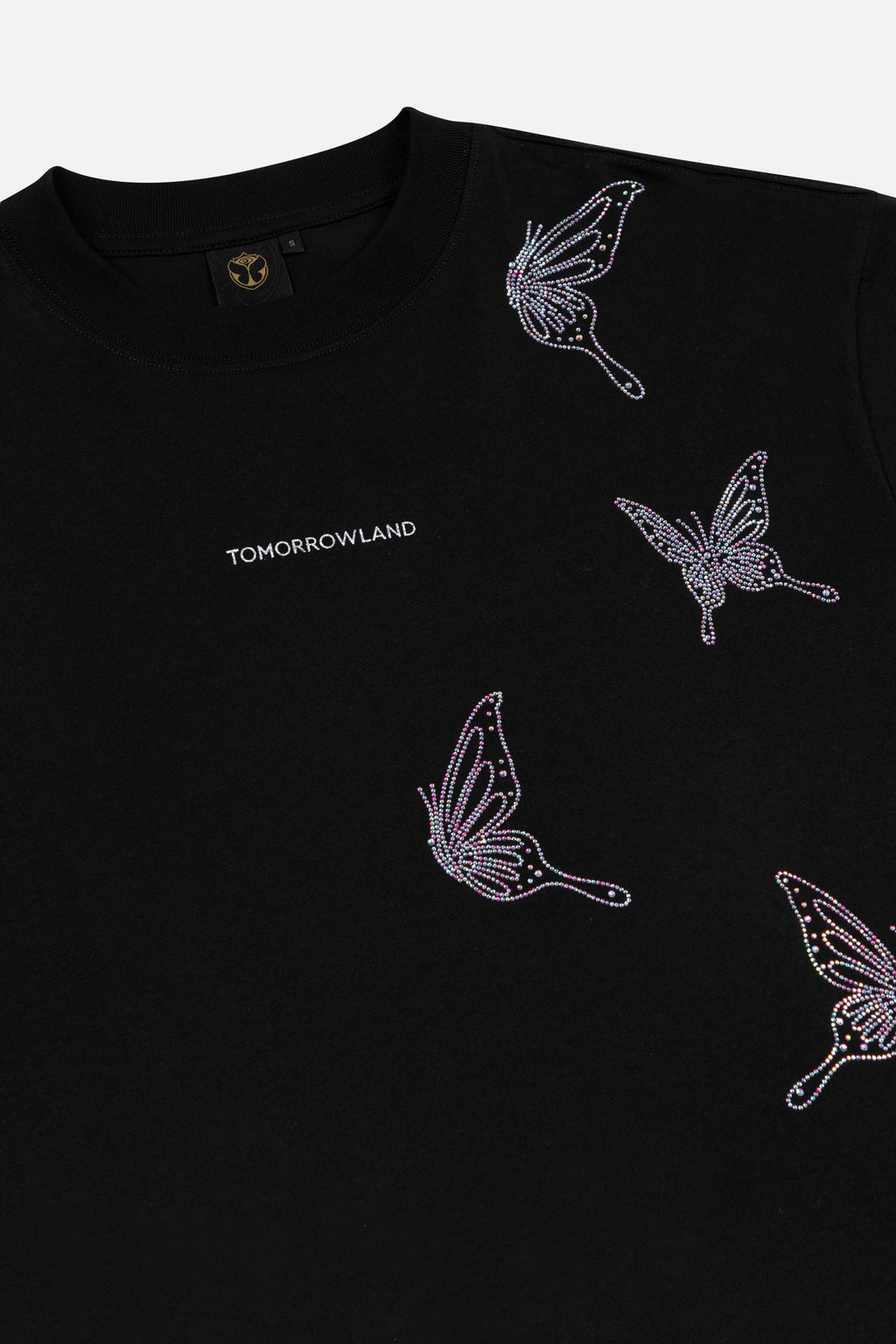 Butterfly Sparkle T-Shirt Dress Women