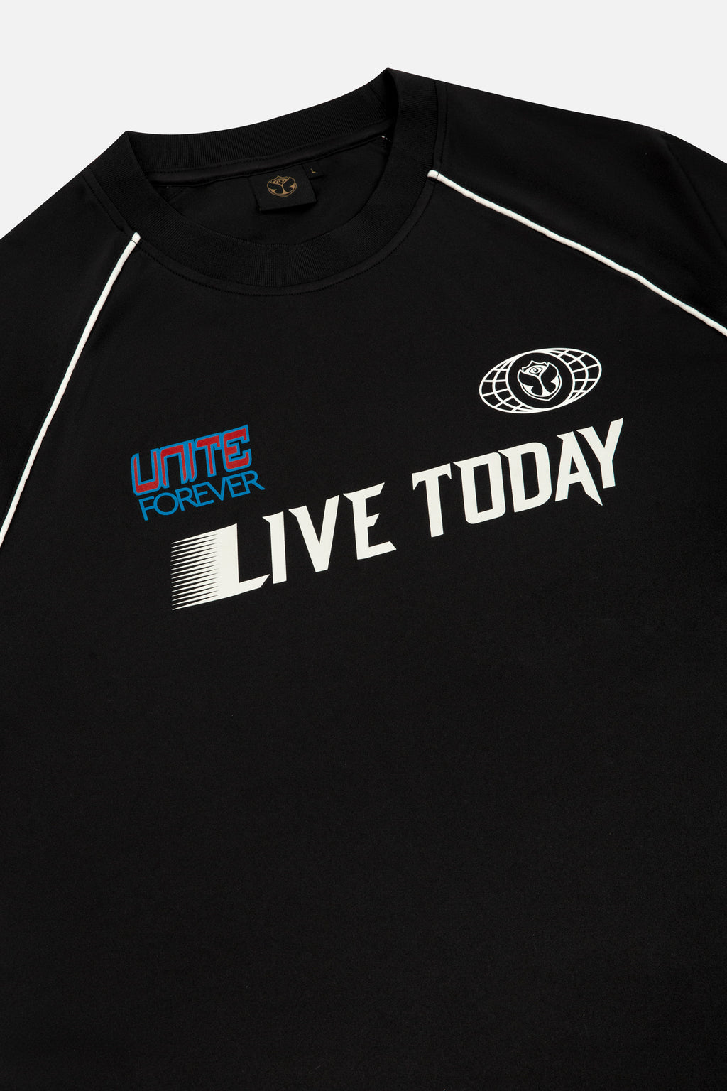 SLOGAN BASEBALL T-SHIRT