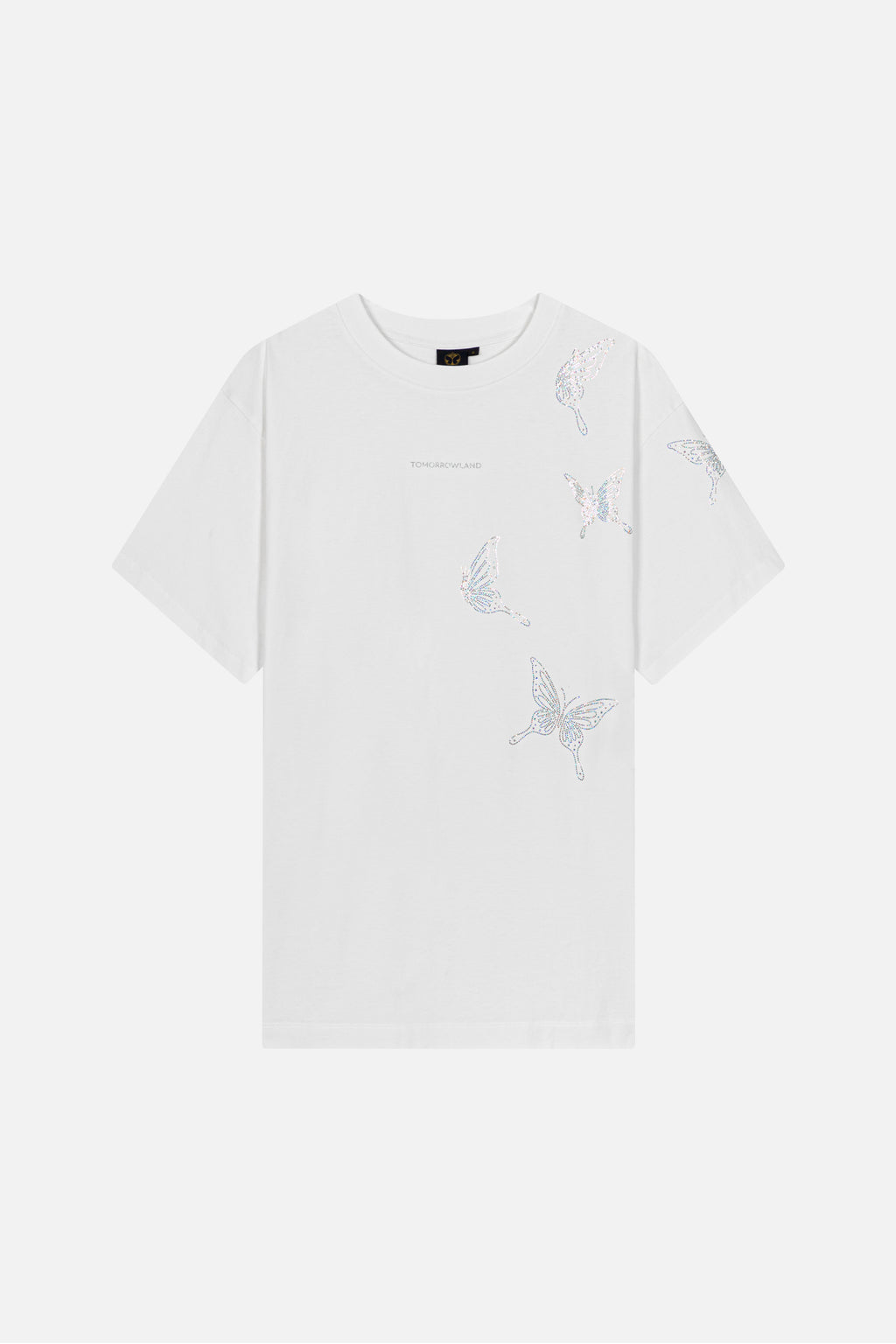 Butterfly Sparkle T-Shirt Dress Women