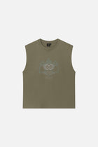 Globe Stamp Tank Top