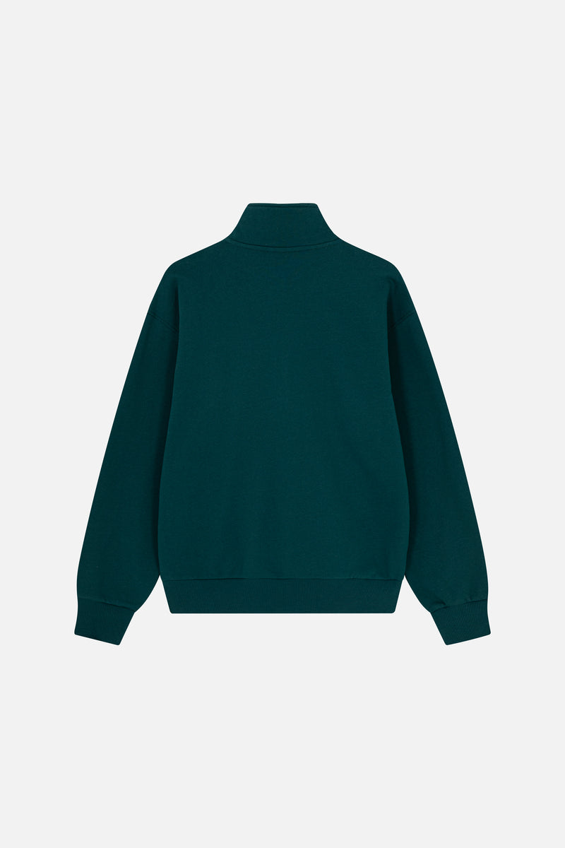 GLOBE ZIP SWEATSHIRT