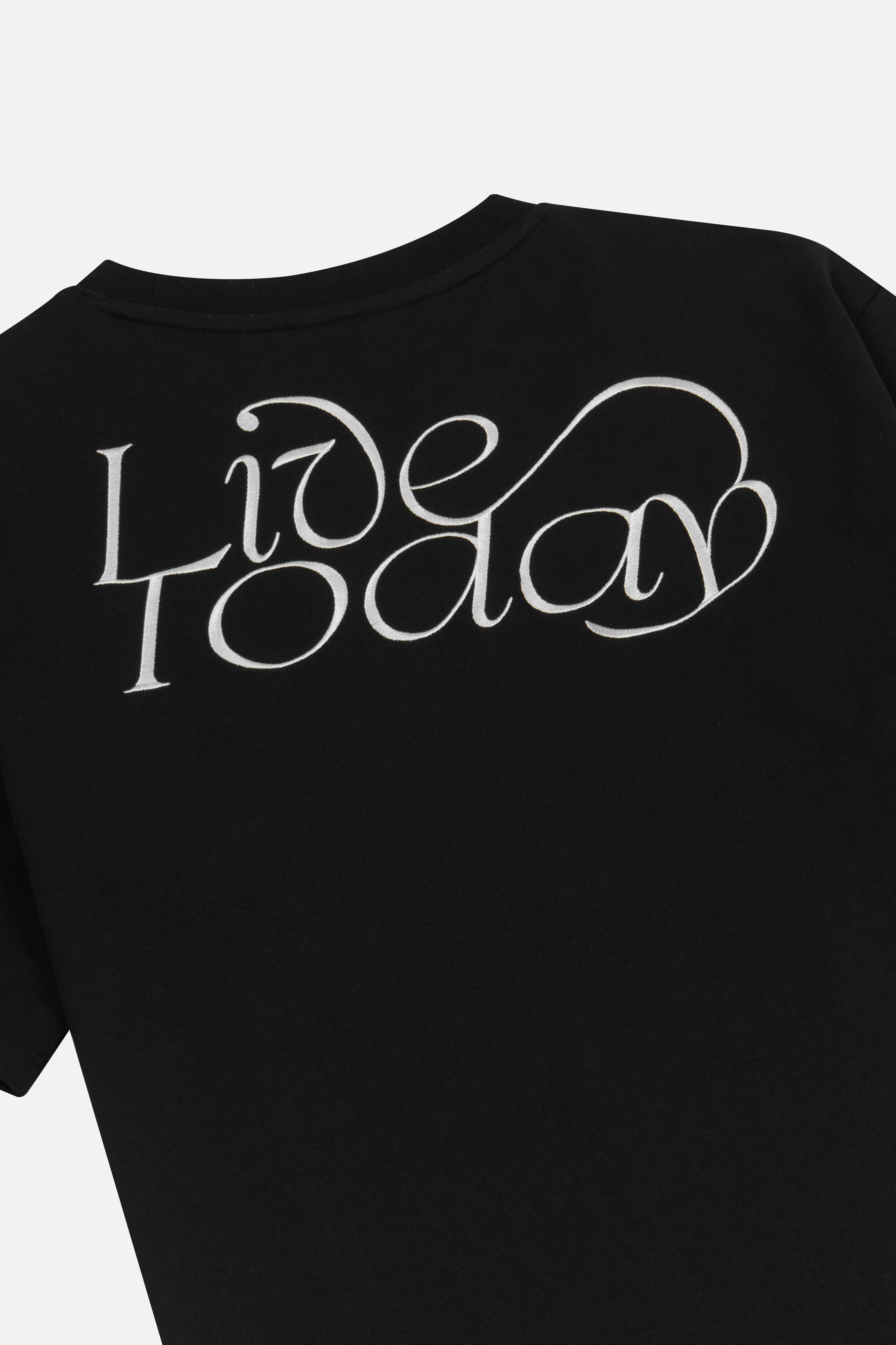 Swirl Live Today T-Shirt Black - Tomorrowland Store