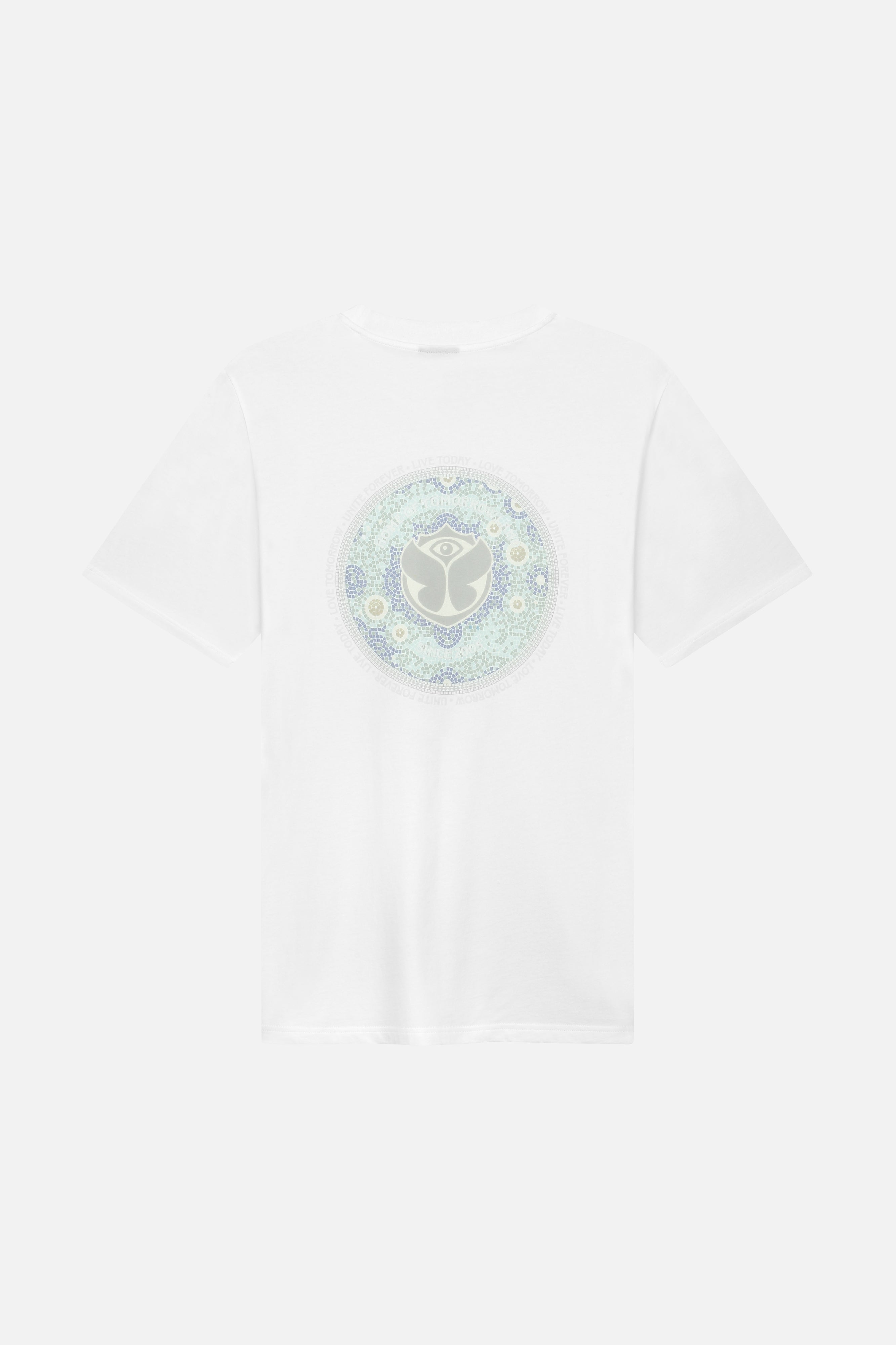 Tomorrowland Maglietta Uomo - T-Shirt In Cotone 100% Nero, Vestibilità Regolare, Manica Corta