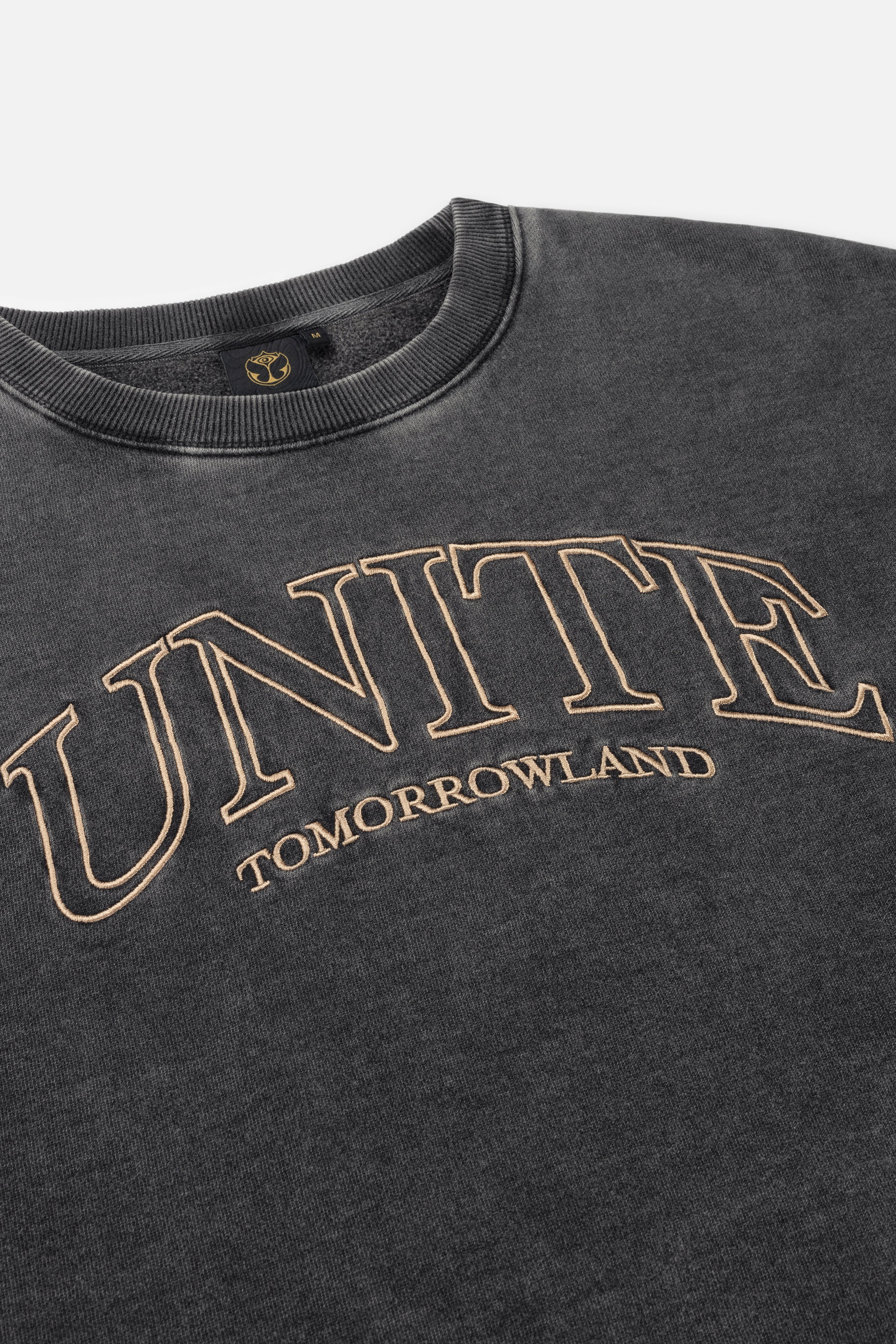 Tシャツ・カットソー NUMERO 00 CREW VERSITY KNIT 22125 VARSITY EMBROIDERY TEE / BLACK | ZETA DIVISION STORE