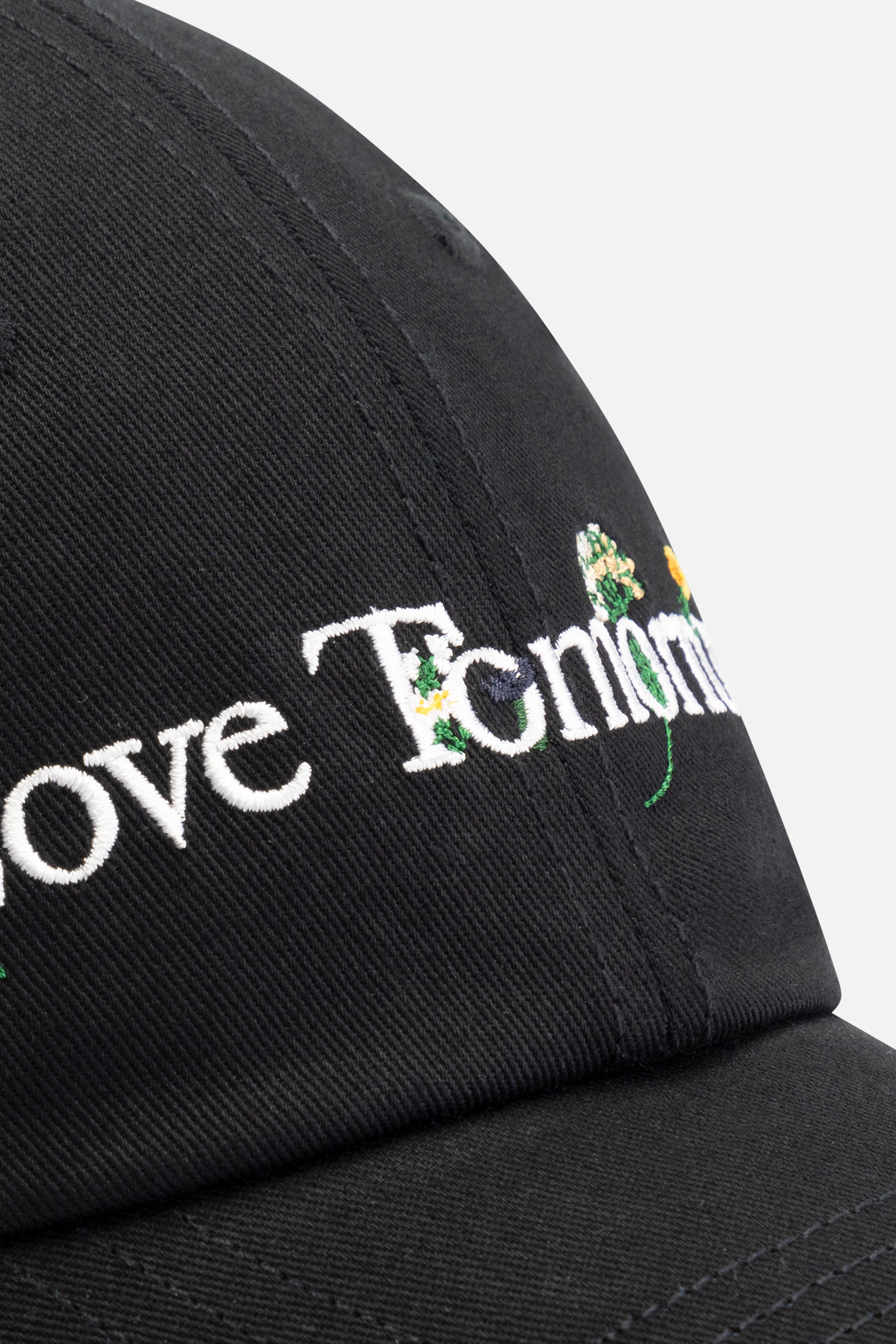 Floral Love Cap Black - Tomorrowland Store