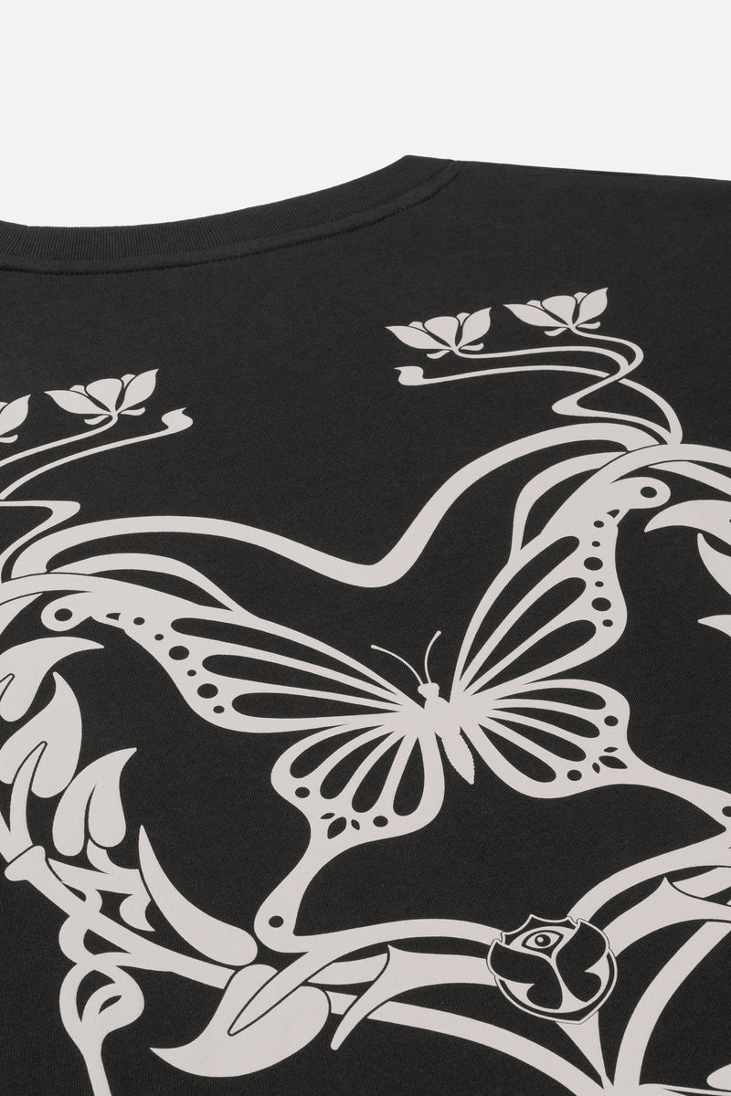 BUTTERFLY CONTRAST T-SHIRT