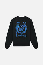 BUTTERFLY CONTRAST SWEATSHIRT