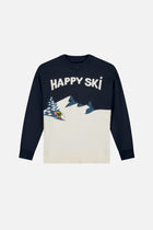 HAPPICON SKI KNITTED SWEATSHIRT