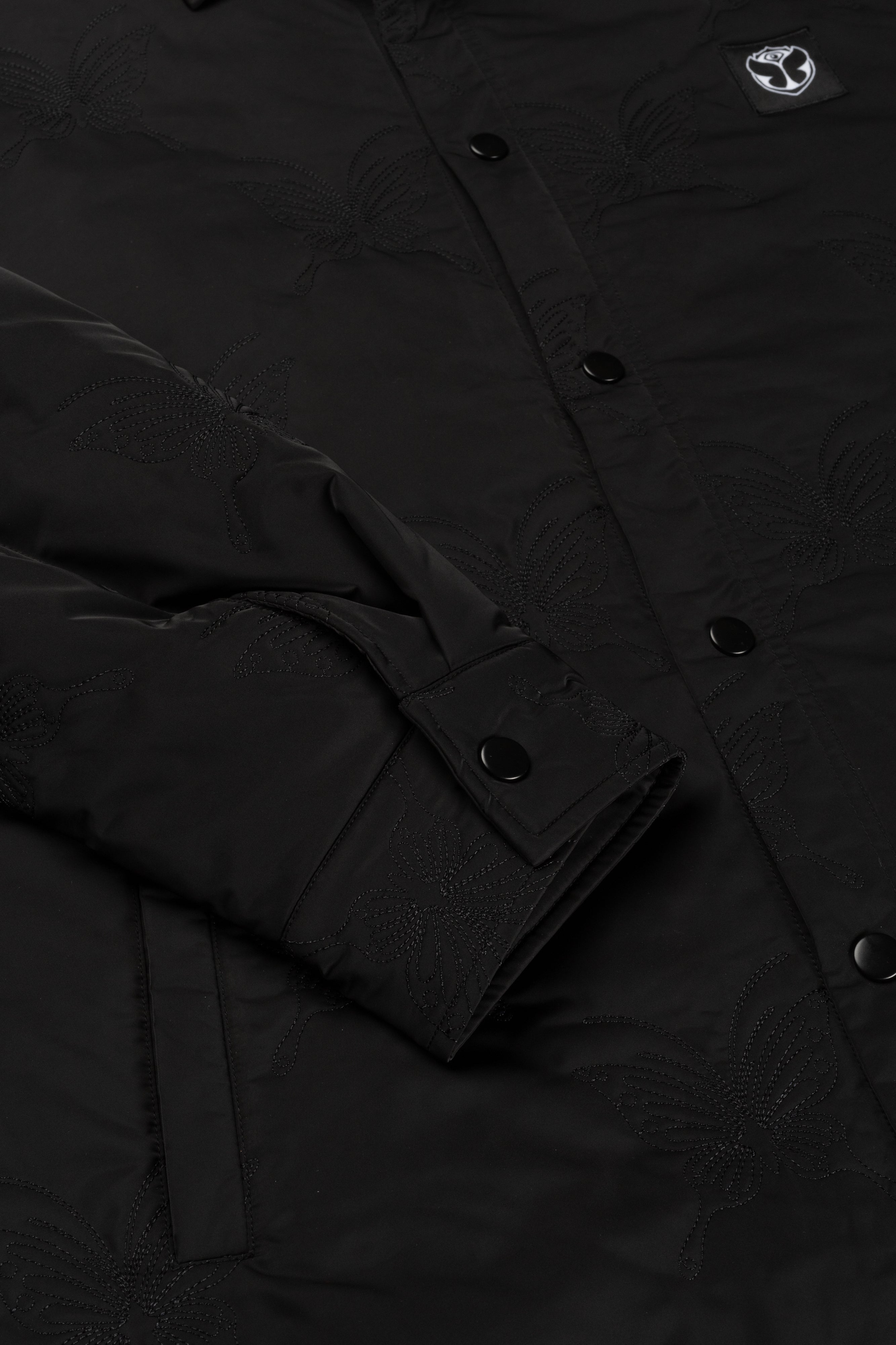 Butterfly Padded Jacket Black - Tomorrowland Store