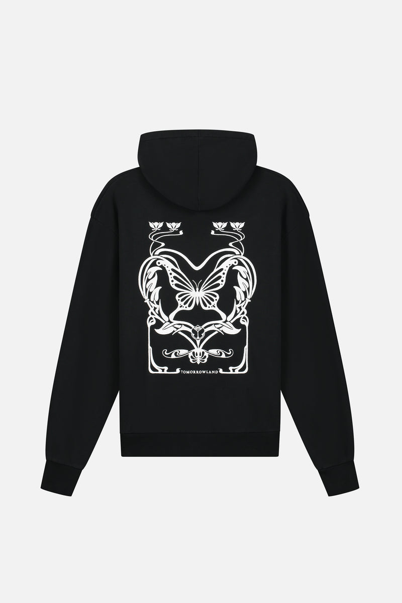 BUTTERFLY CONTRAST HOODIE