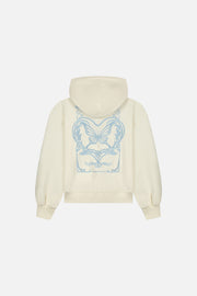 BUTTERFLY CONTRAST HOODIE WOMEN - 1
