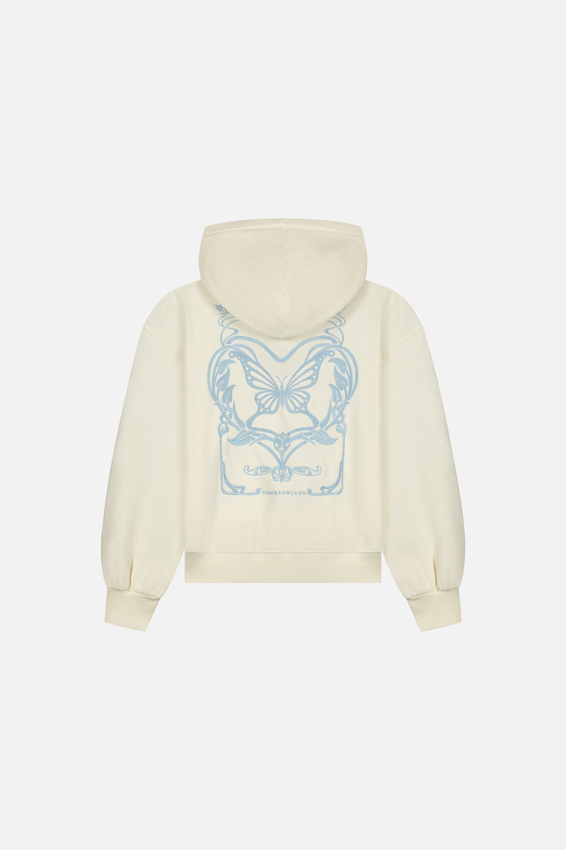 BUTTERFLY CONTRAST HOODIE WOMEN