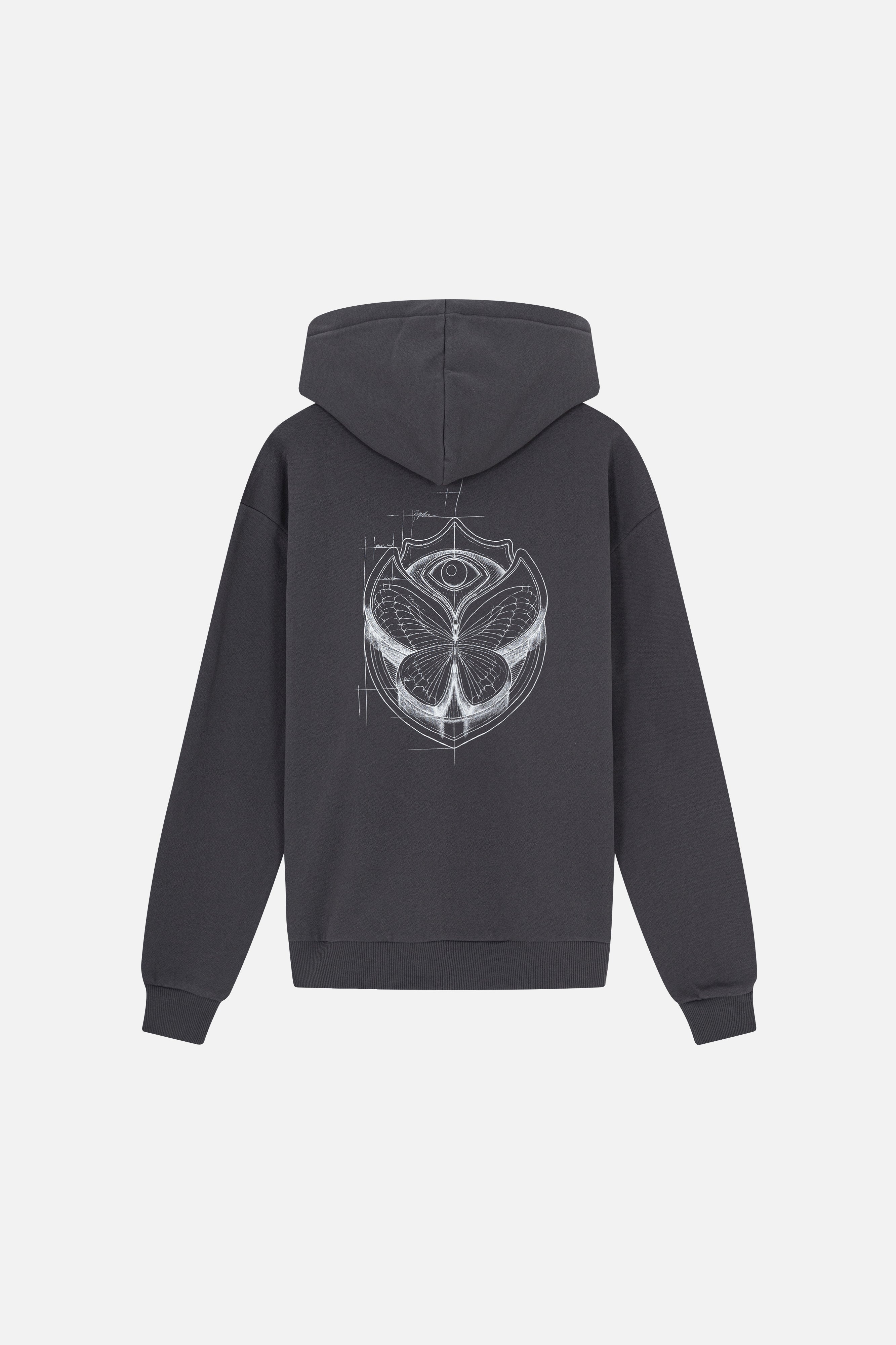 Sketch Icon Hoodie Grey - Tomorrowland Store
