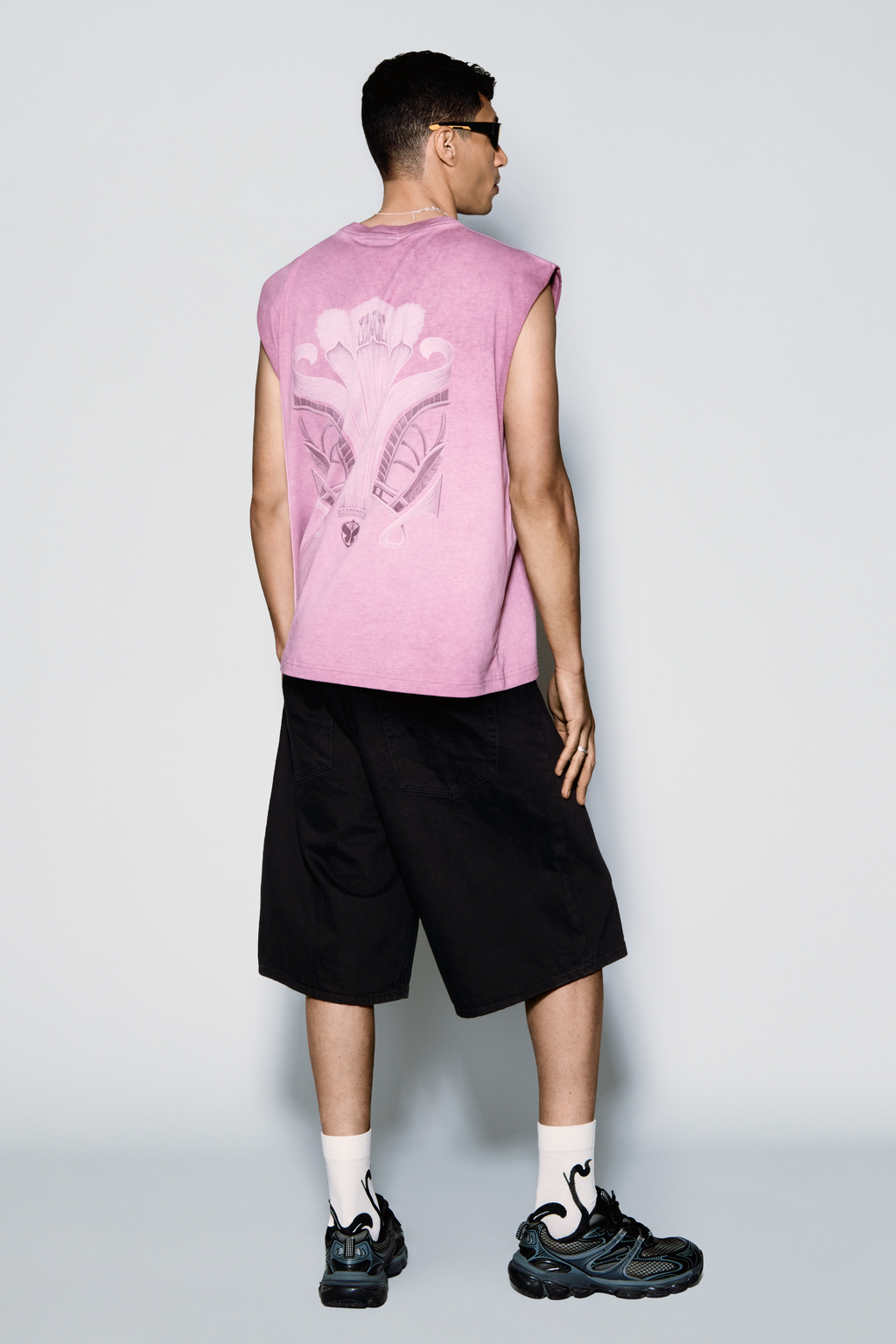 Flower Stamp Tank Top