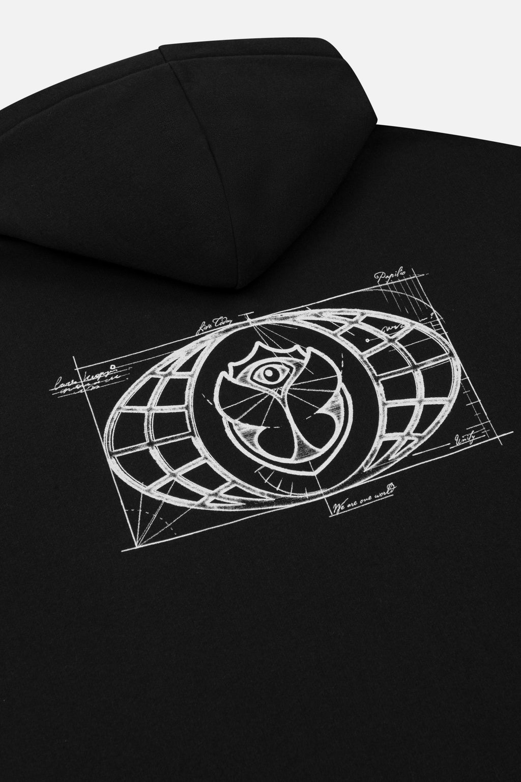 Sketch Globe Hoodie