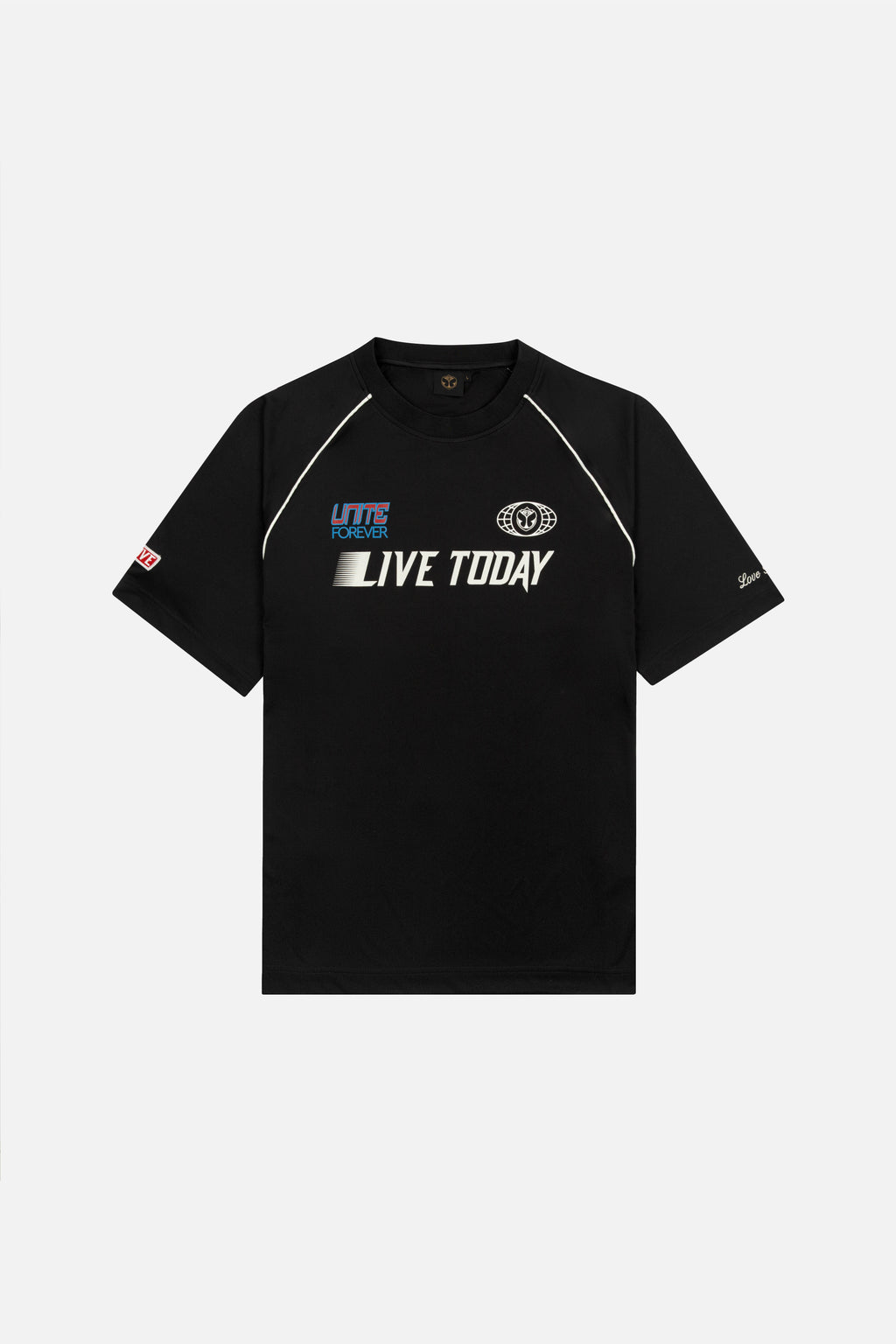 SLOGAN BASEBALL T-SHIRT