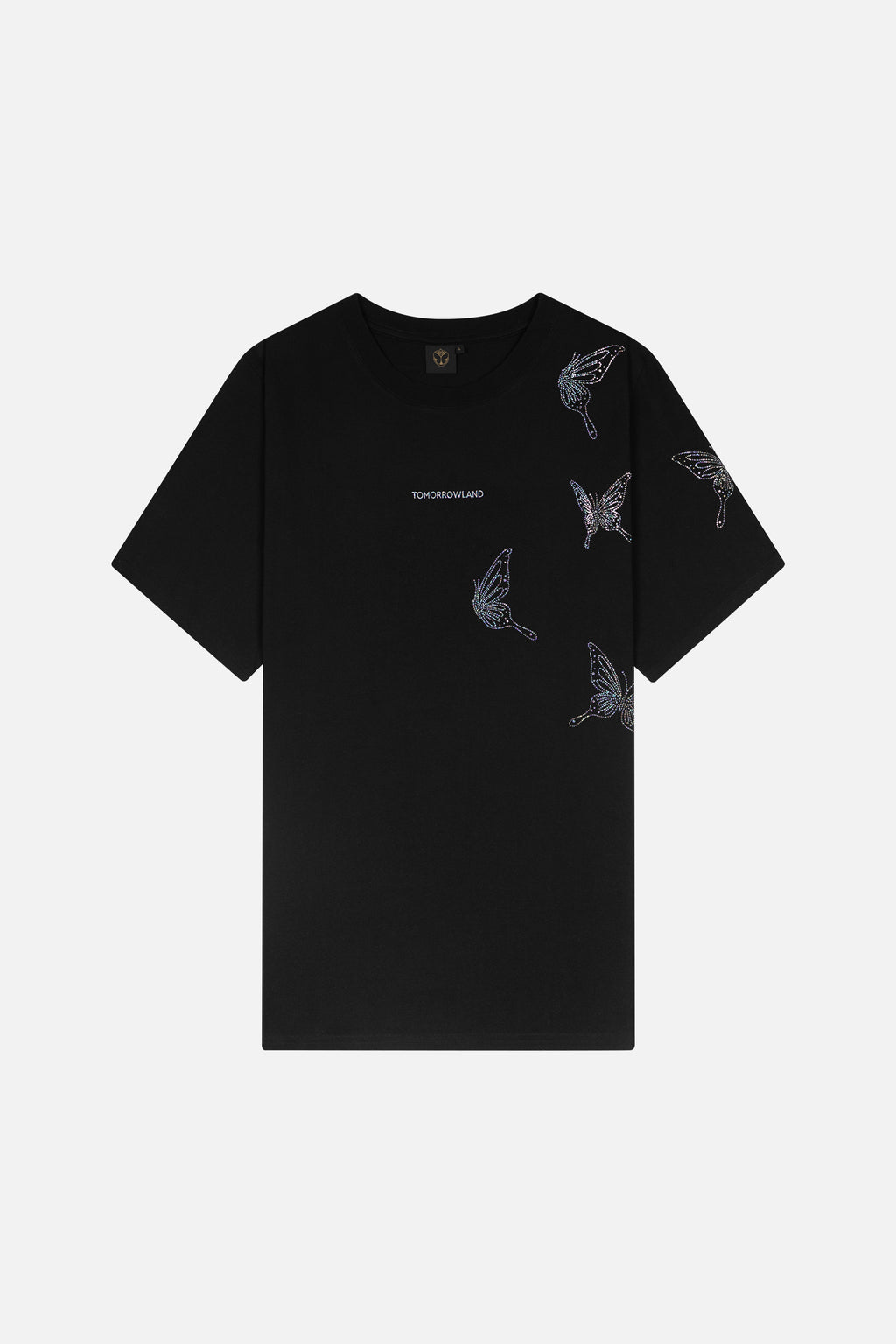 Butterfly Sparkle T-Shirt Dress Women