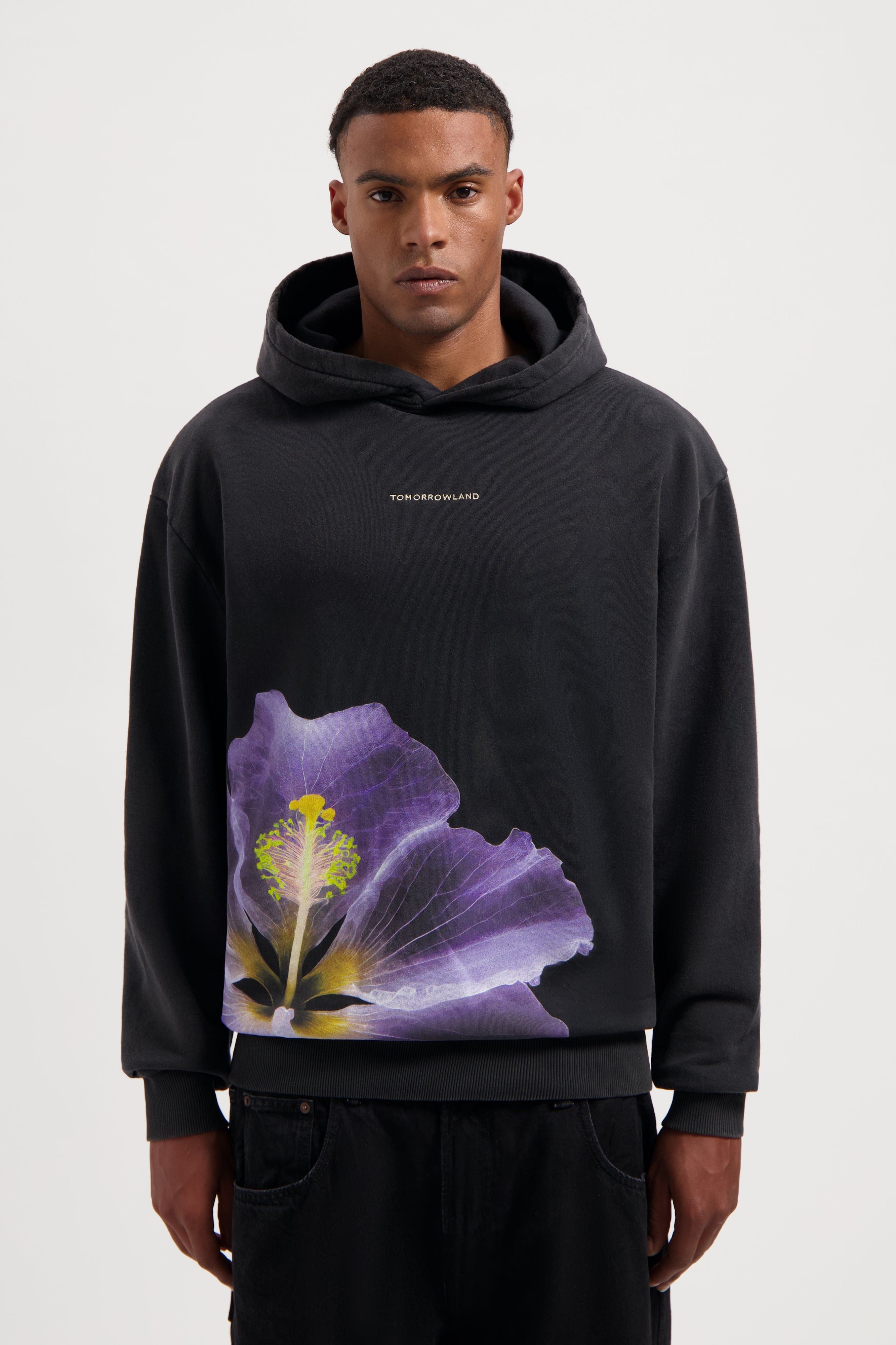Bloom Hoodie Black - Tomorrowland Store