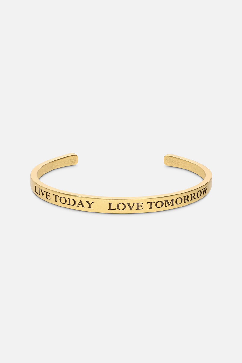 Slogan Bangle Bracelet