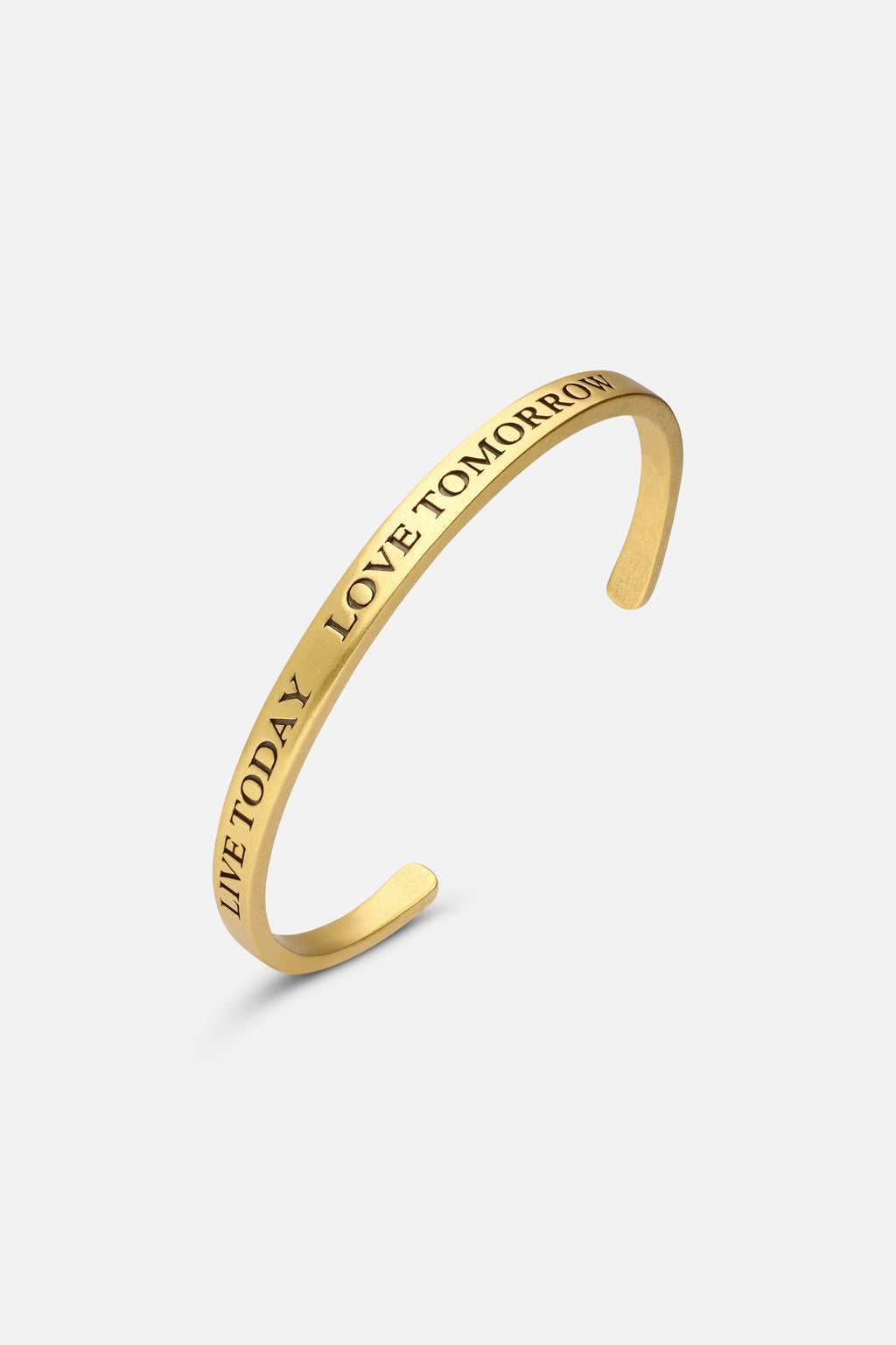 Slogan Bangle Bracelet