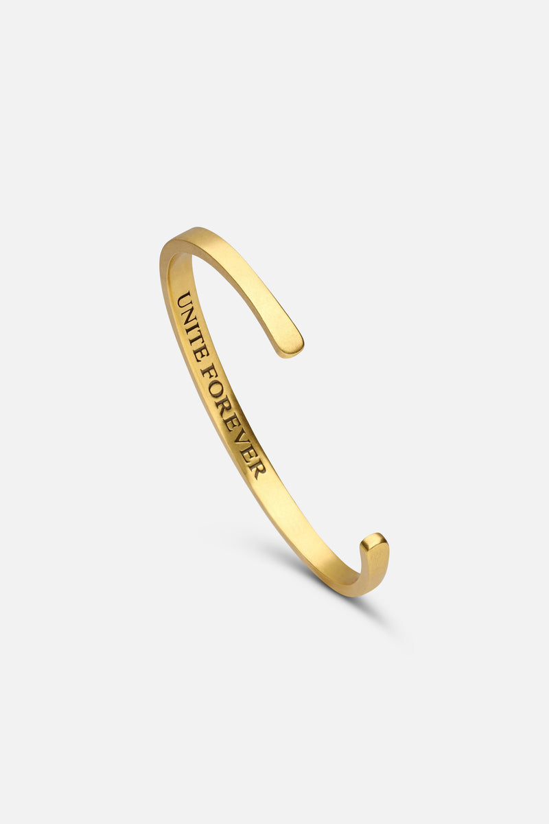 Slogan Bangle Bracelet