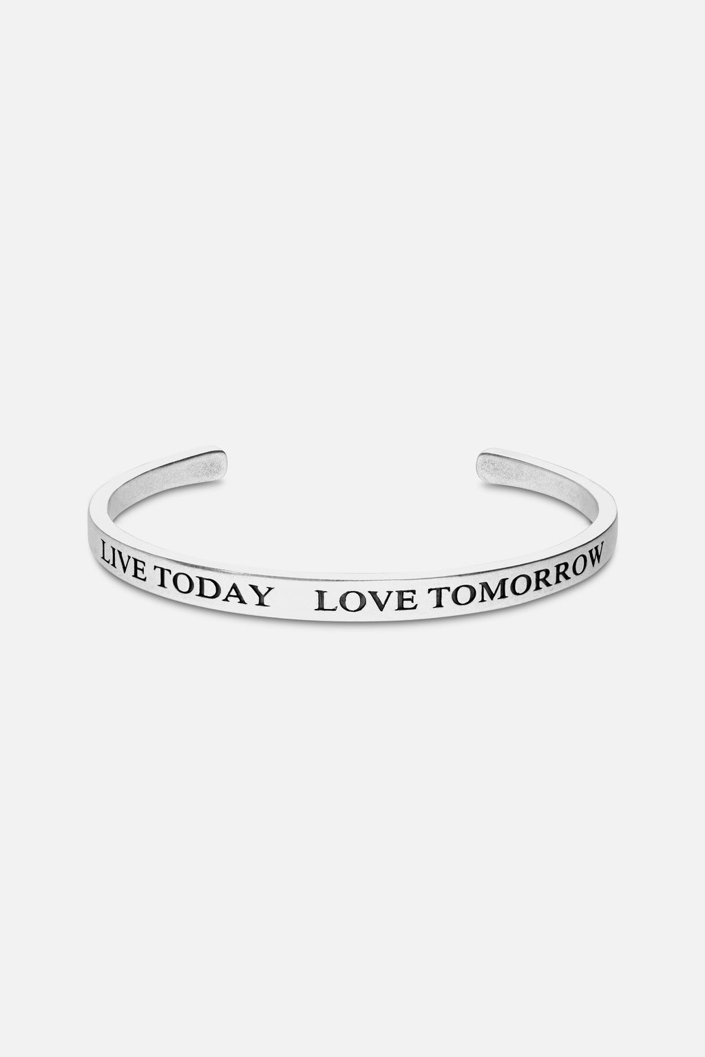 Slogan Bangle Bracelet