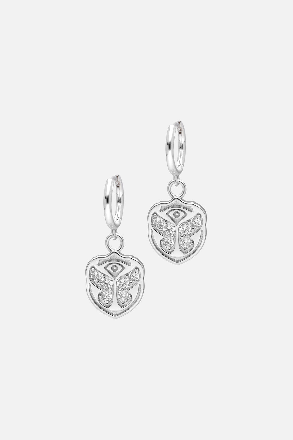 Icon Sparkle Hoop Earrings Women