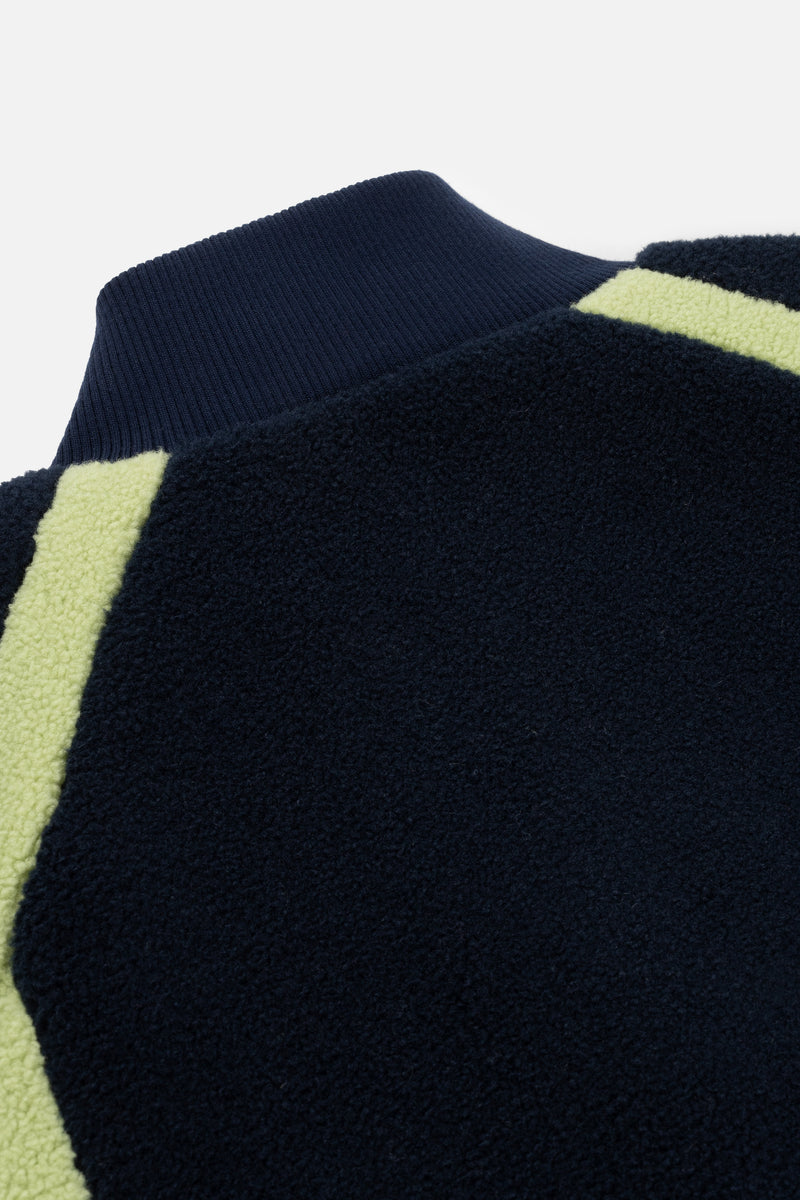 SWIRL ZIP TEDDY JACKET