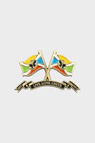Twin Flag Pin
