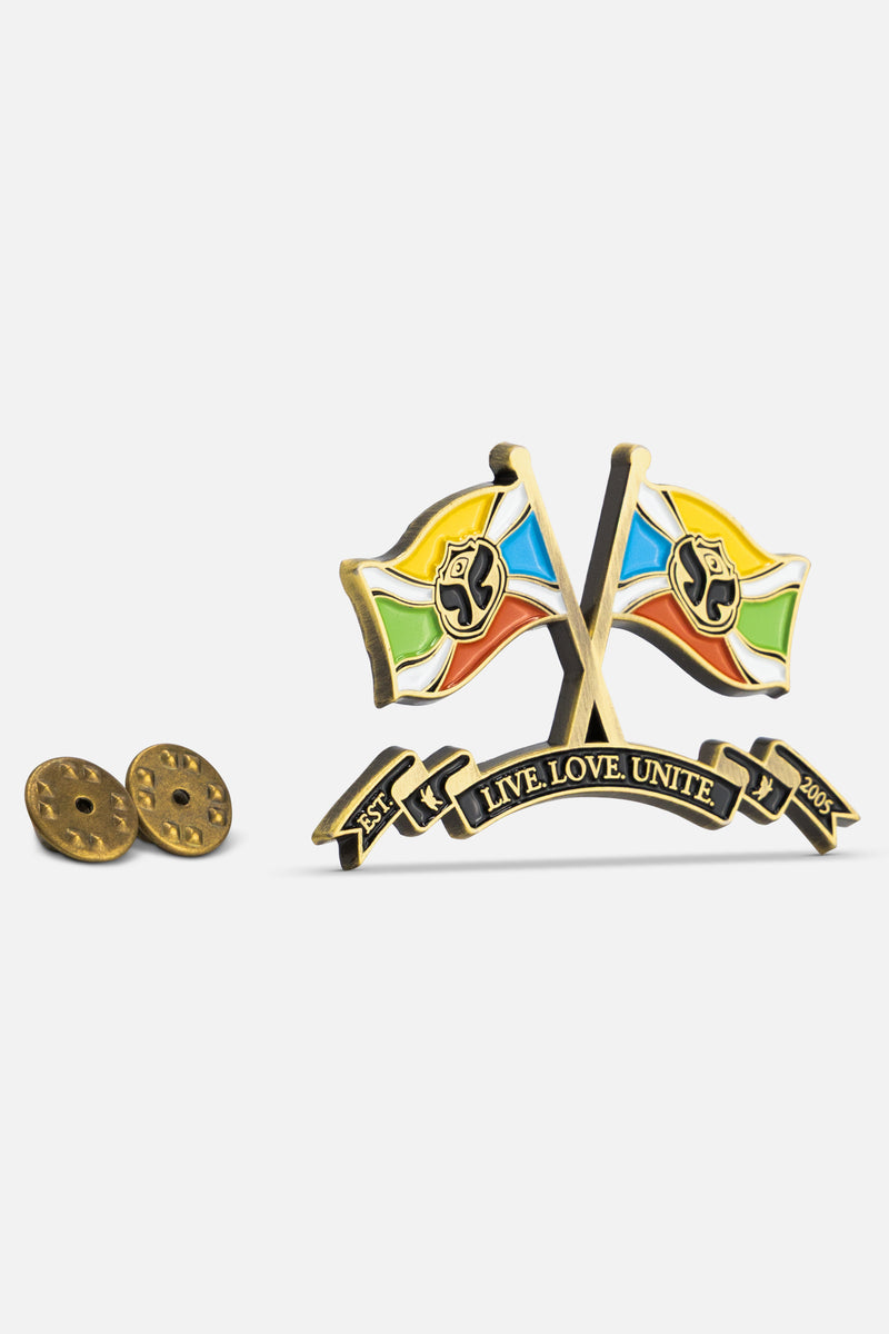 Twin Flag Pin