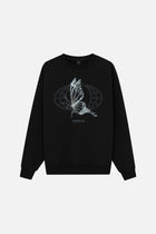 GLASS BUTTERFLY SWEATSHIRT
