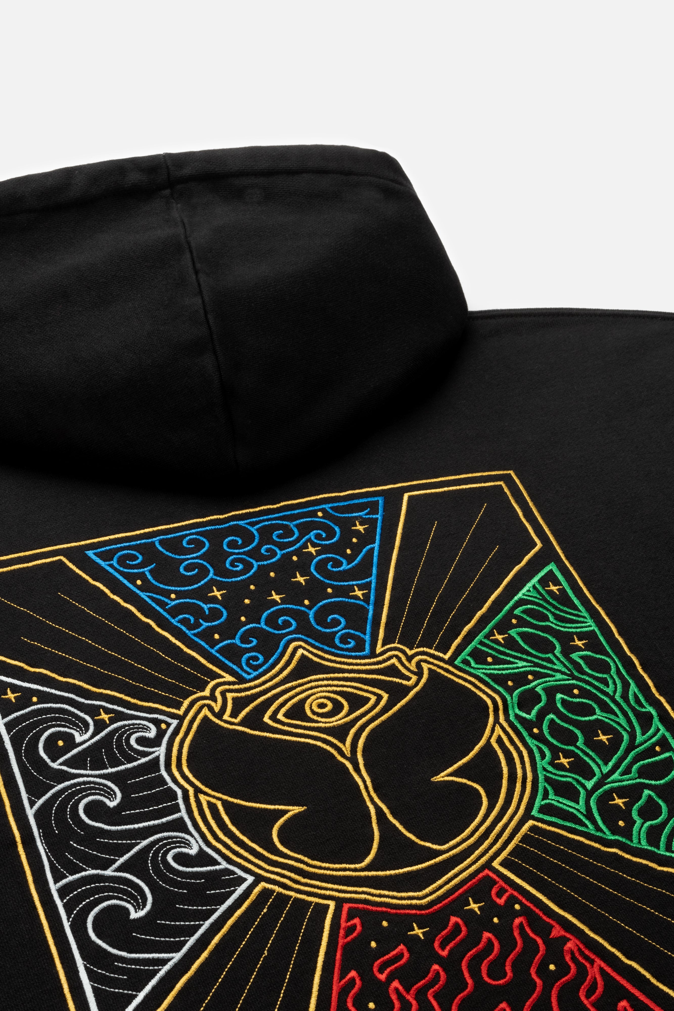 Unity Flag Color Hoodie Black - Tomorrowland Store