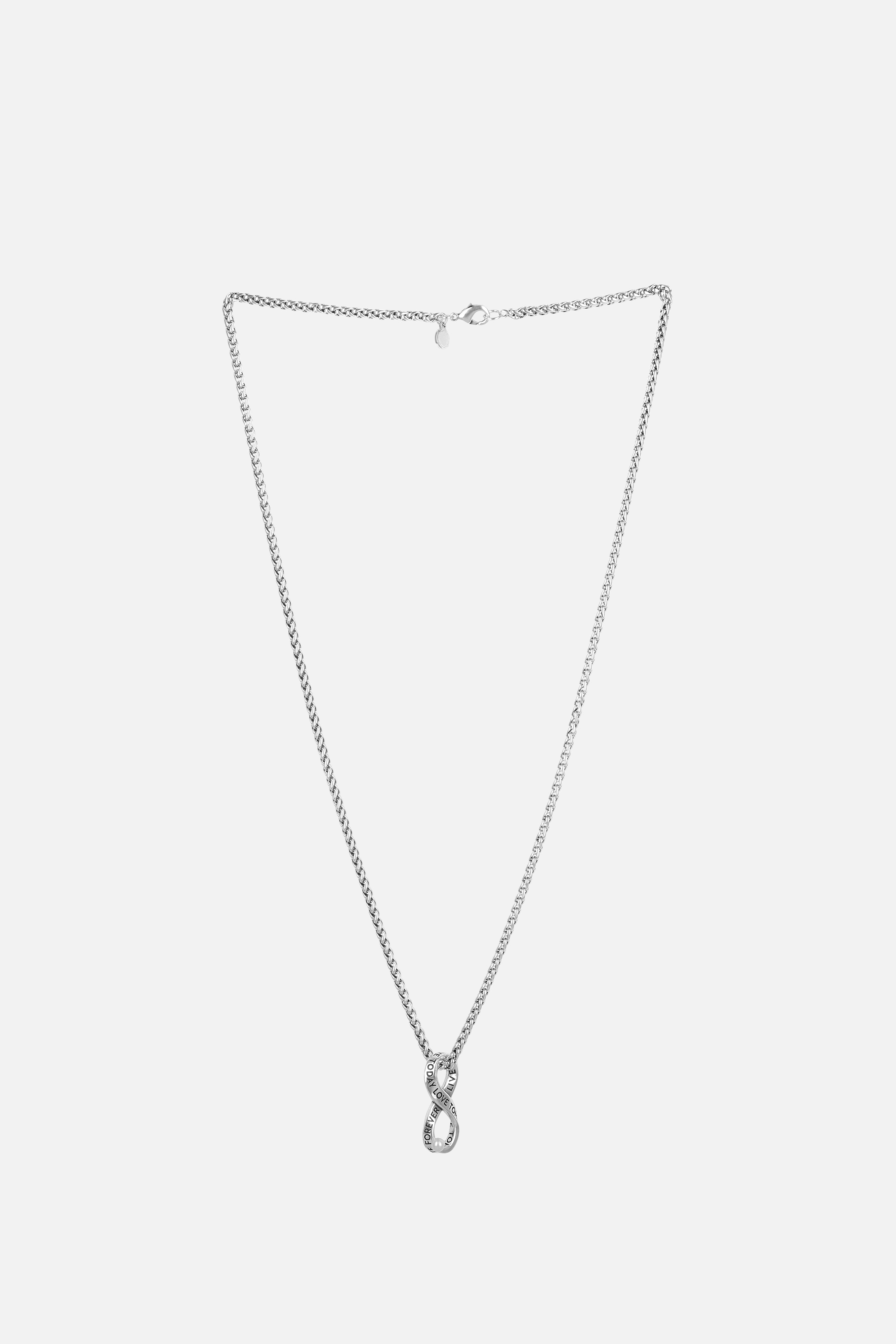 Infinity Slogan Necklace - Tomorrowland Store