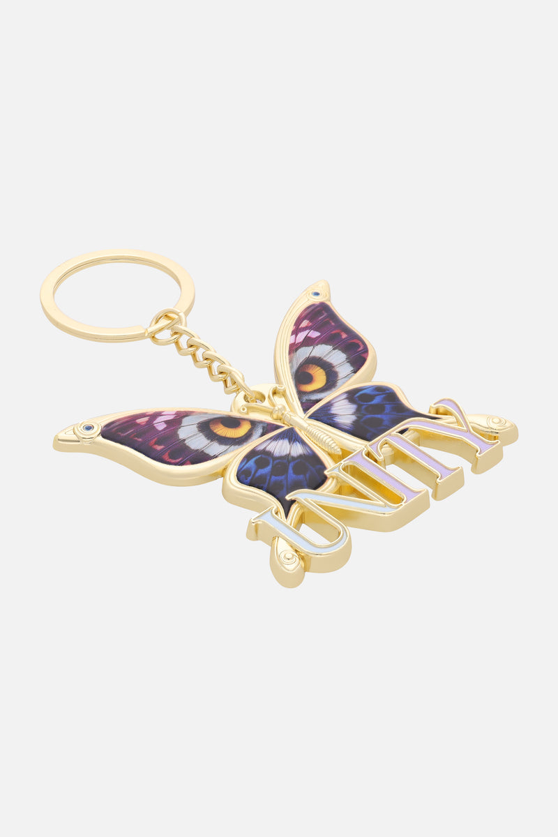 UNITY LAS VEGAS BUTTERFLY KEYCHAIN