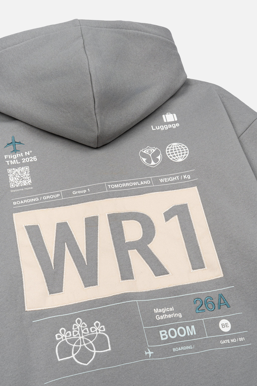 Boarding Pass Hoodie Women