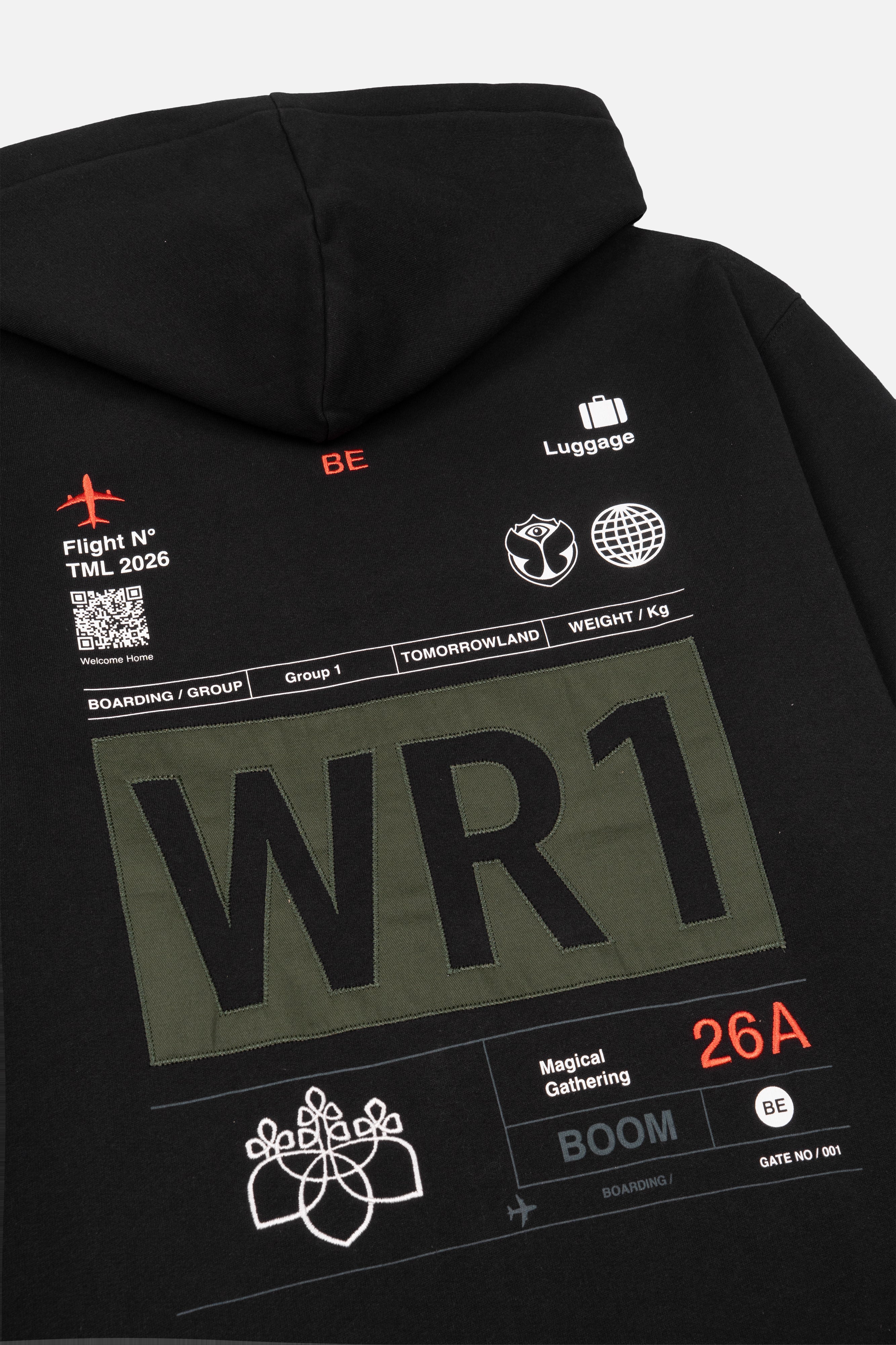 Boarding Pass Zip Hoodie - Tomorrowland Store