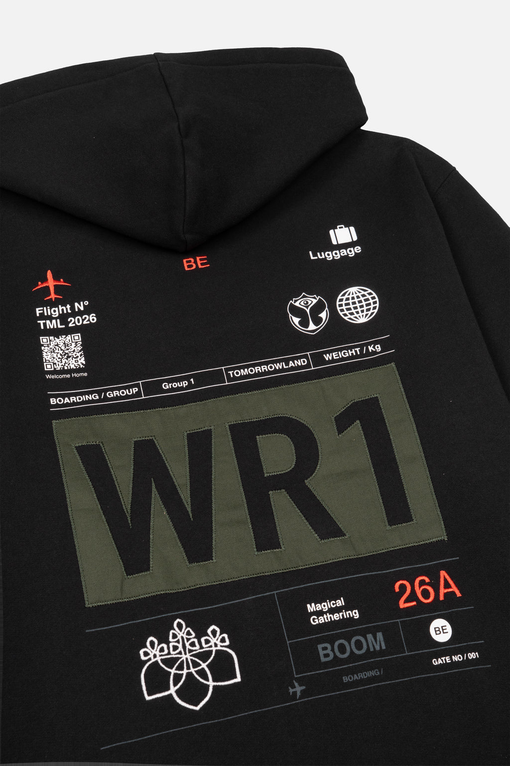 Boarding Pass Zip Hoodie