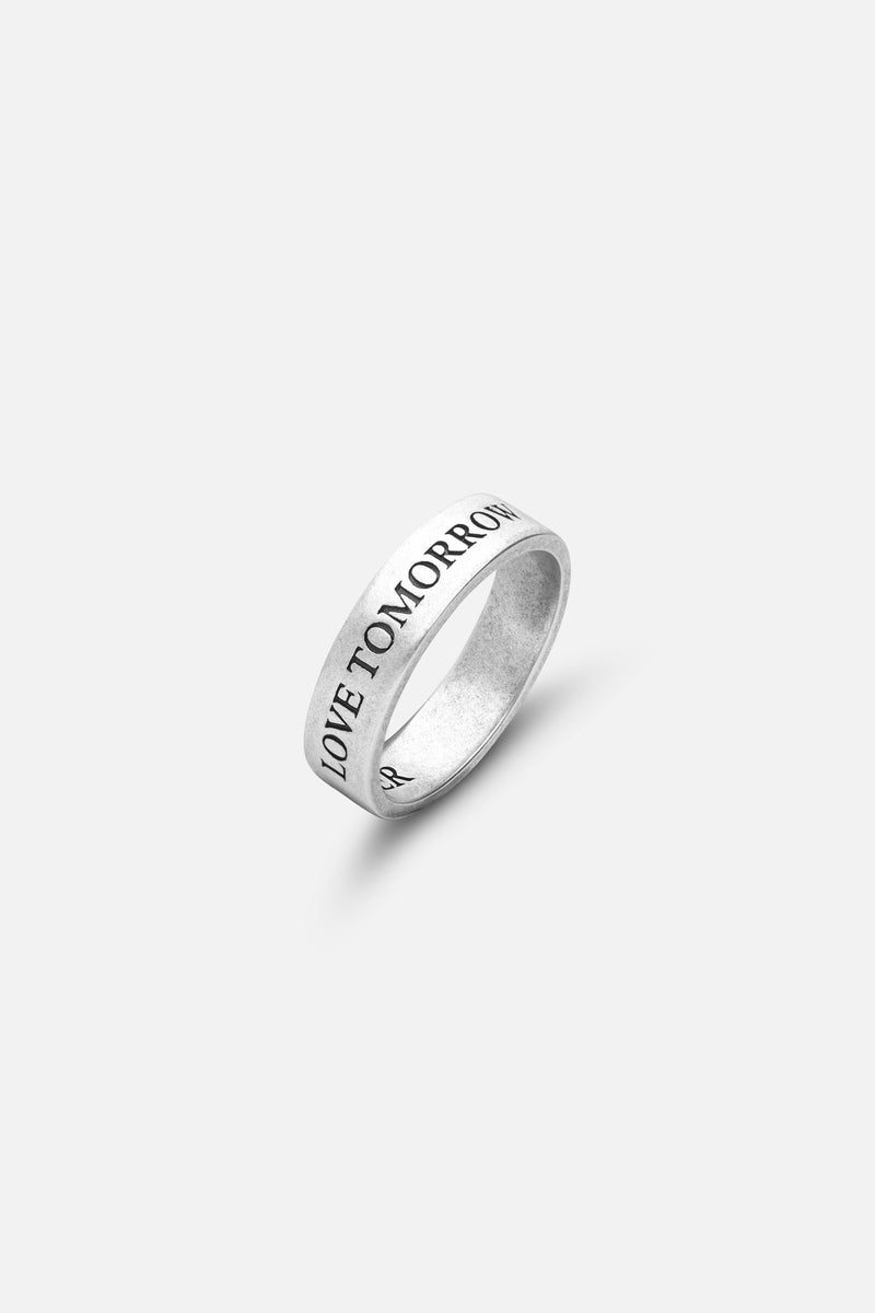 Minimal Slogan Ring