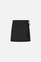 Butterfly Jacquard Wrap Skirt Women